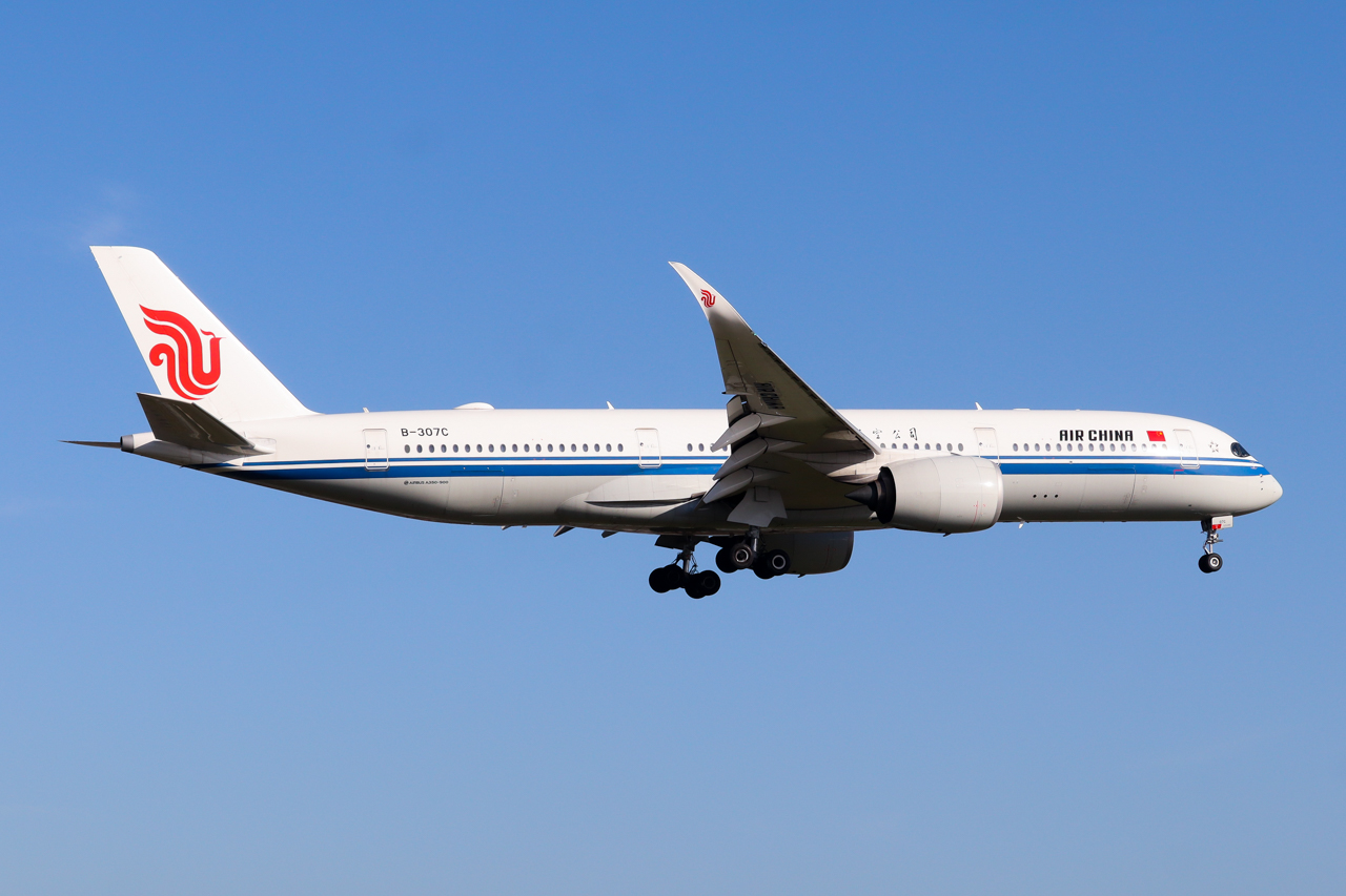 Full size: Air China Airbus A350-900 B-307C at London Heathrow International Airport
