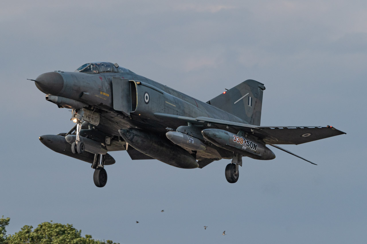 Full size: Hellenic Air Force McDonnell Douglas F-4E Phantom ll 01518 at Fairford Airport