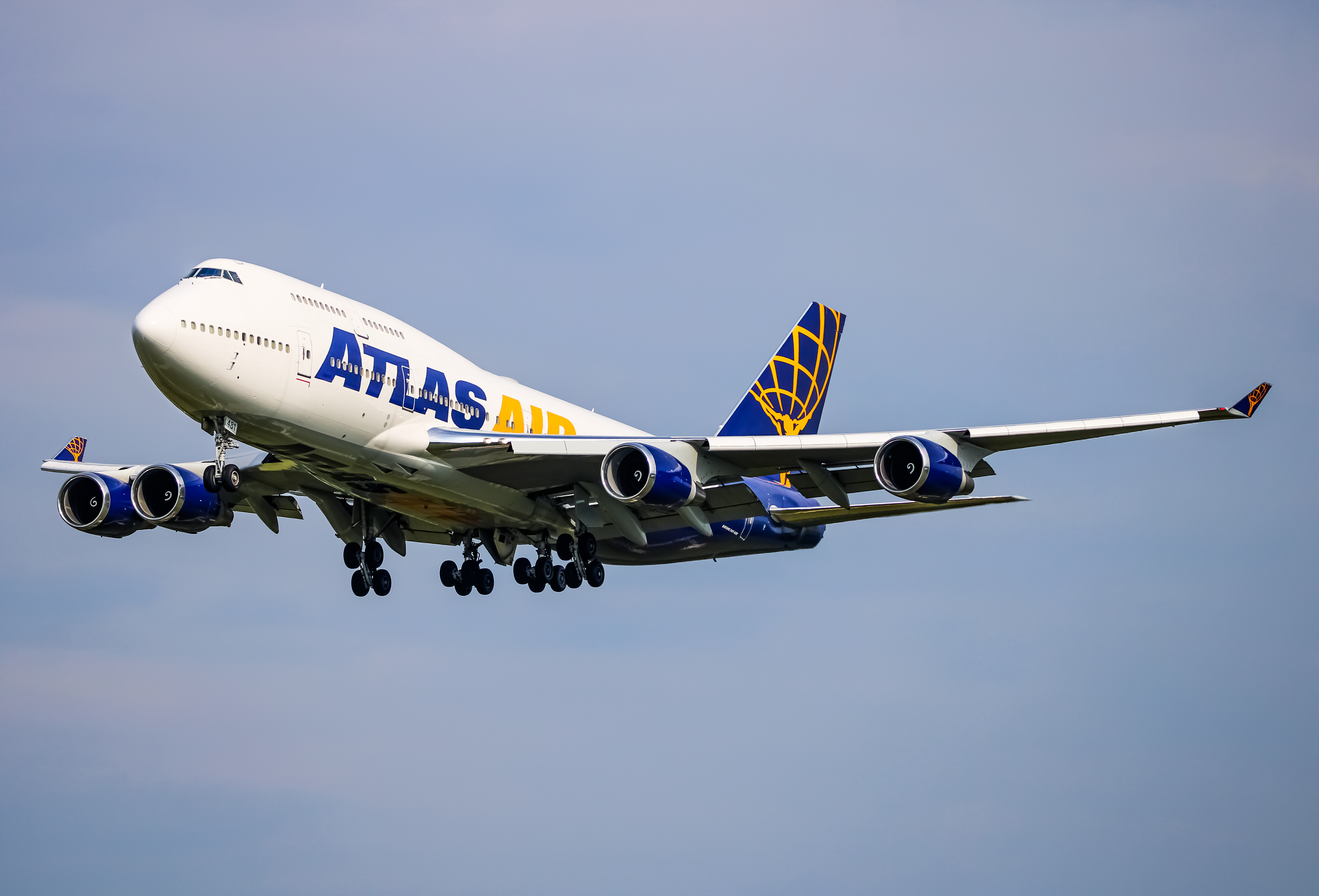 Full size: Atlas Air Boeing 747-400 N481MC at Baltimore/Washington International Thurgood Marshall Airport