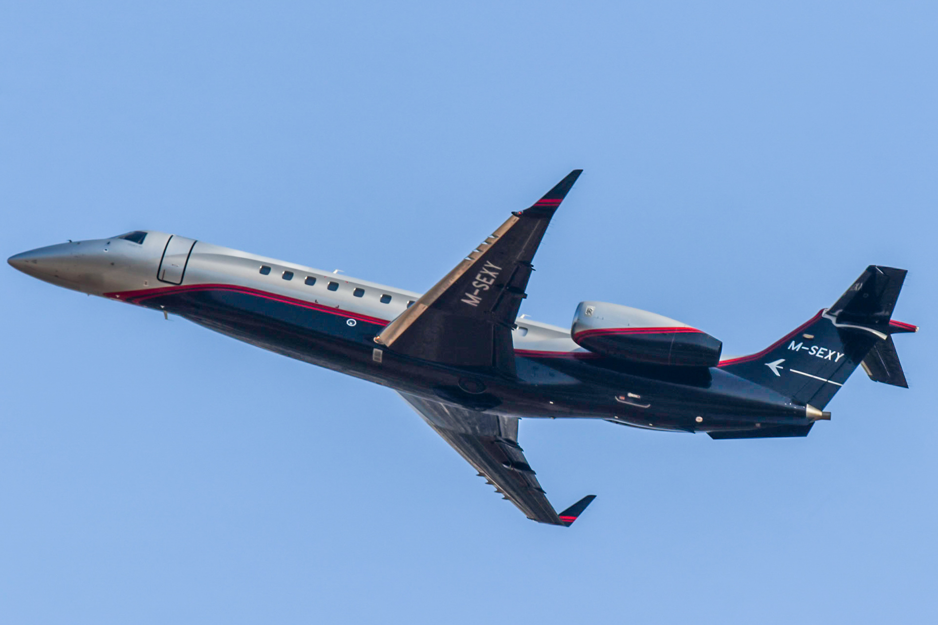Full size: PRIVATE Embraer legacy 650 M-SEXY at Tel Aviv-Ben Gurion Airport