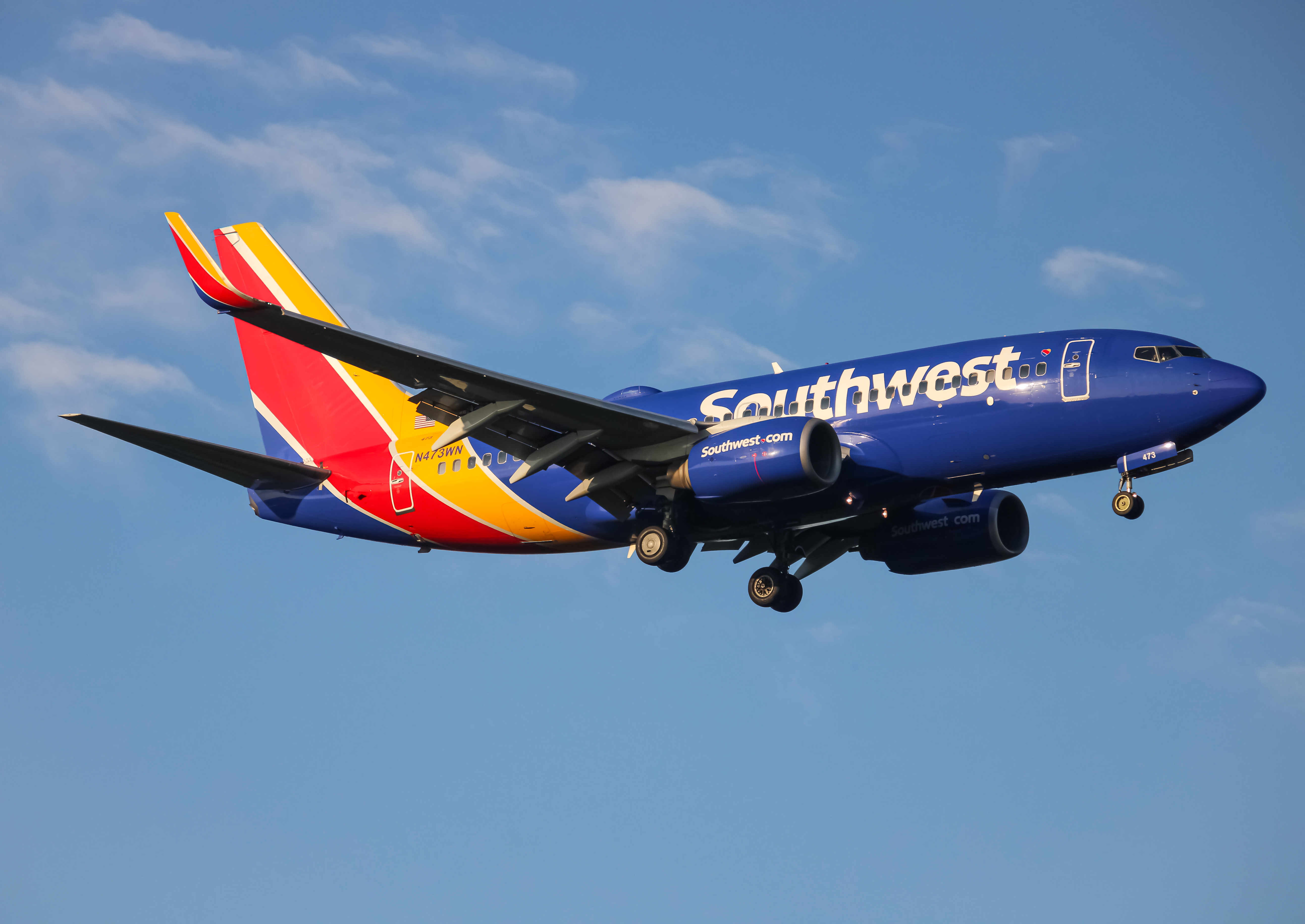 Full size: Southwest Airlines Boeing 737-700 N473WN at Baltimore/Washington International Thurgood Marshall Airport