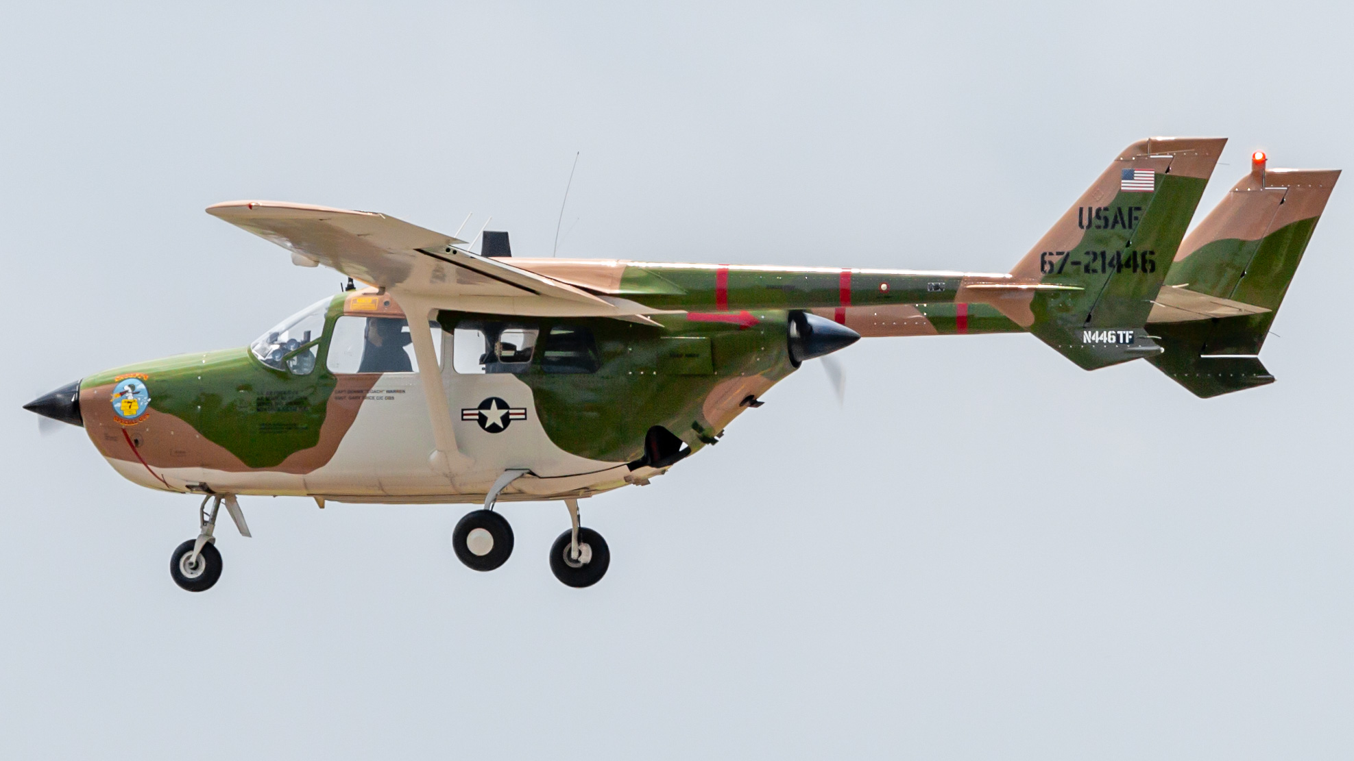 Full size: PRIVATE Cessna 337 Skymaster N446TF at Ellington Airport