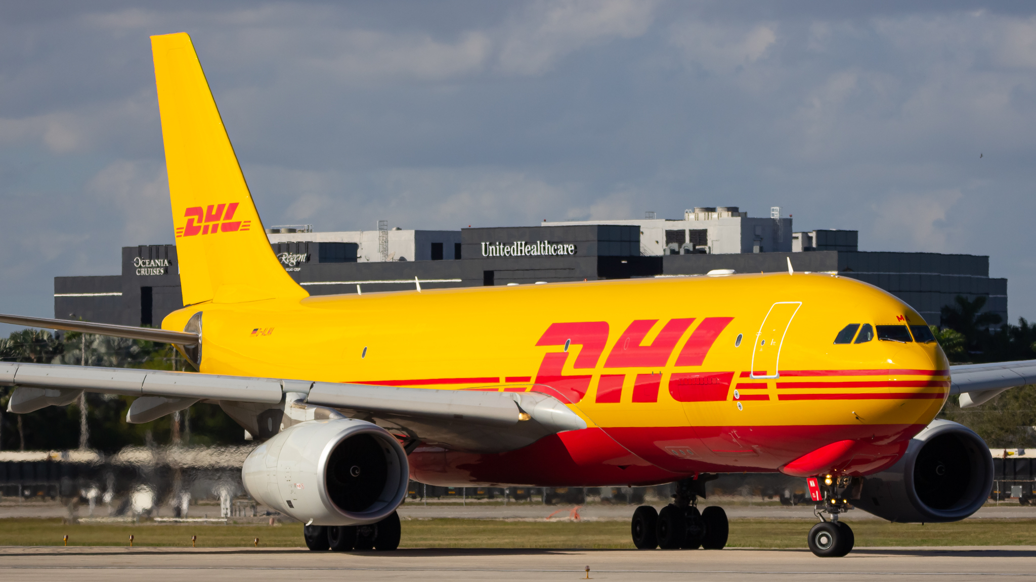 Full size: DHL Airbus A330-200F D-ALMA at Miami International Airport