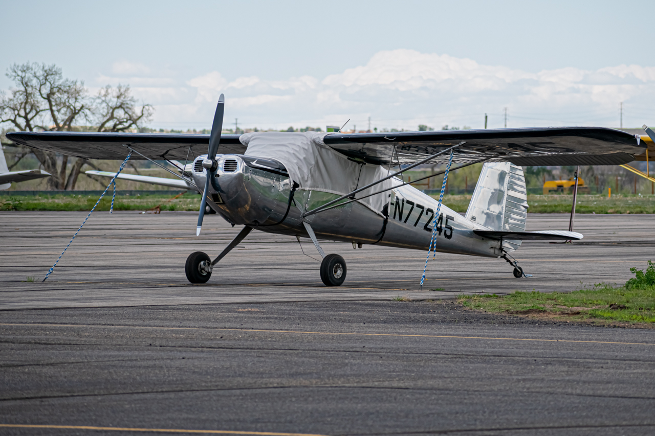 Full size: PRIVATE Cessna 140 N77245 at Boulder Municipal Airport