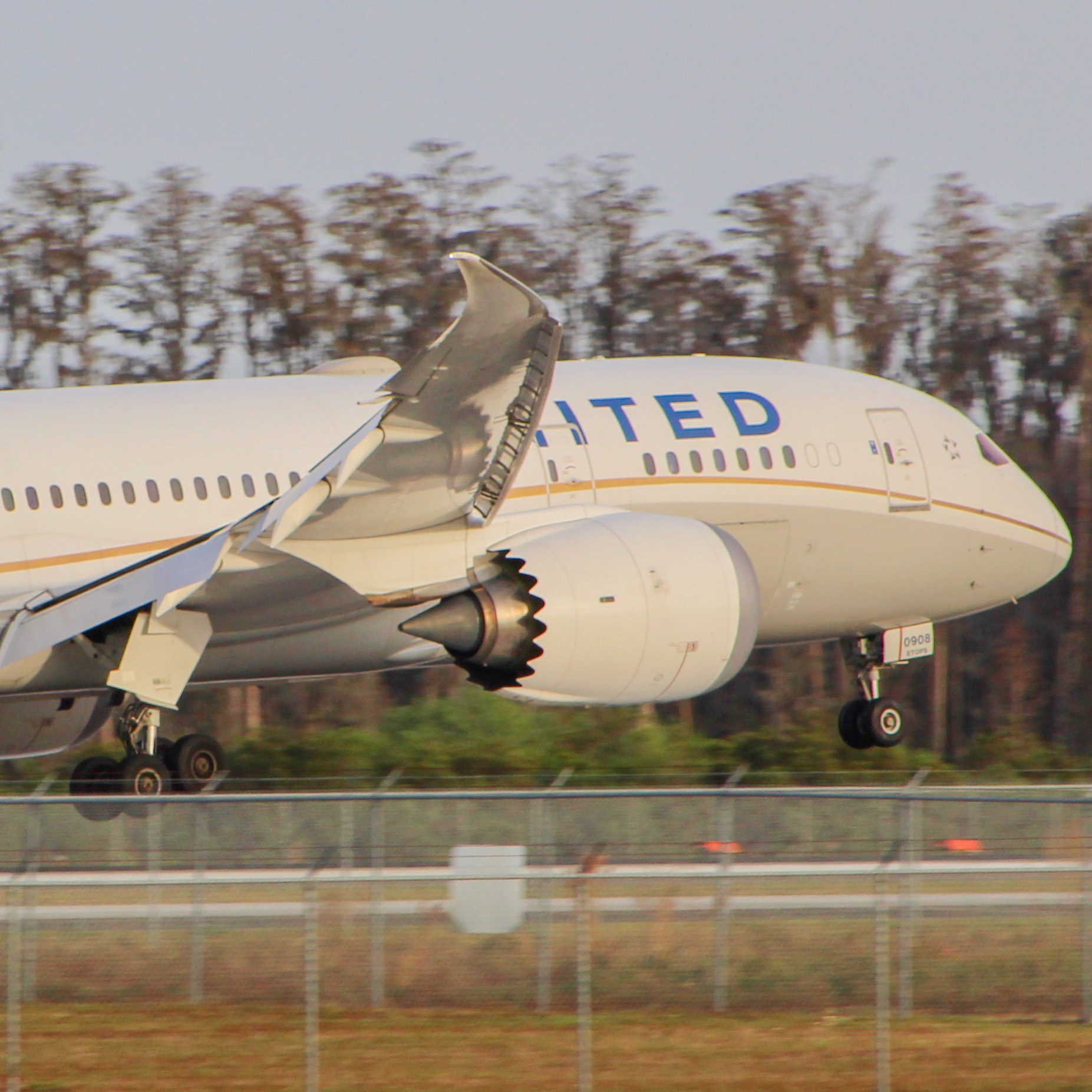 Full size: United Airlines Boeing 787-8 N27908 at Orlando International Airport