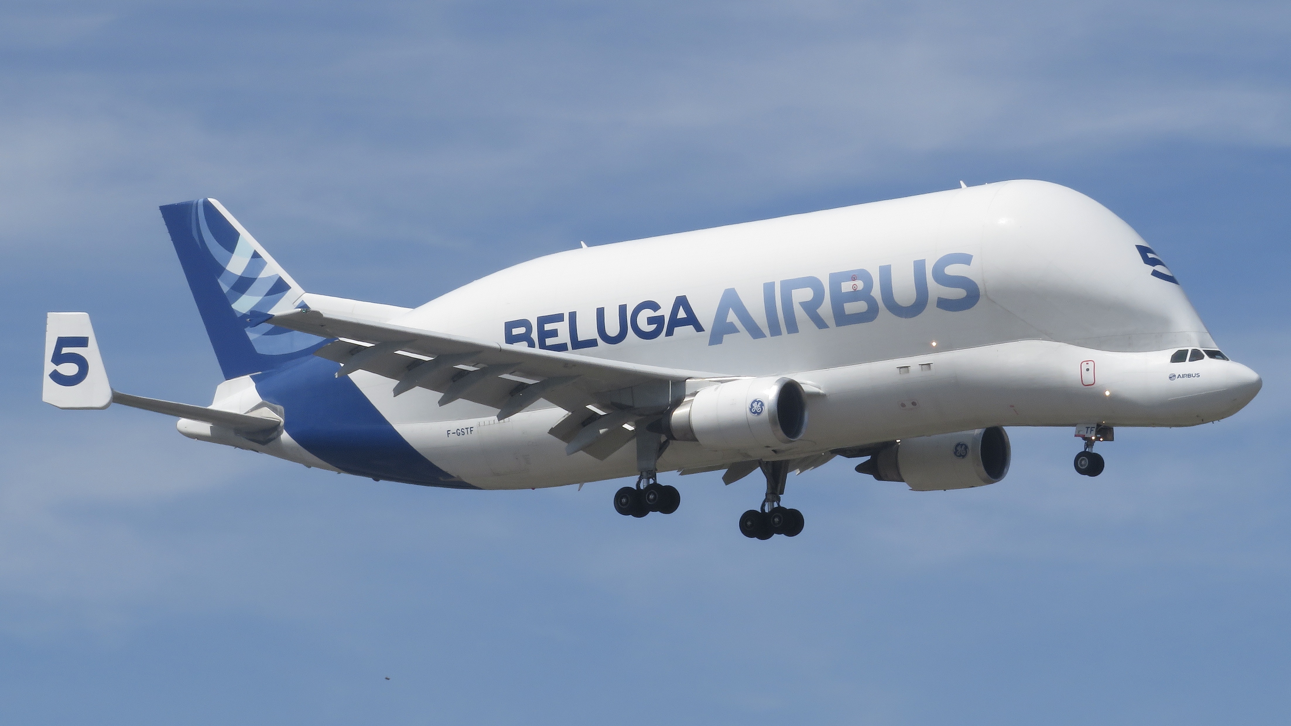 Full size: Airbus Transport International Airbus A300-600ST Beluga F-GSTF at Orlando Sanford International Airport