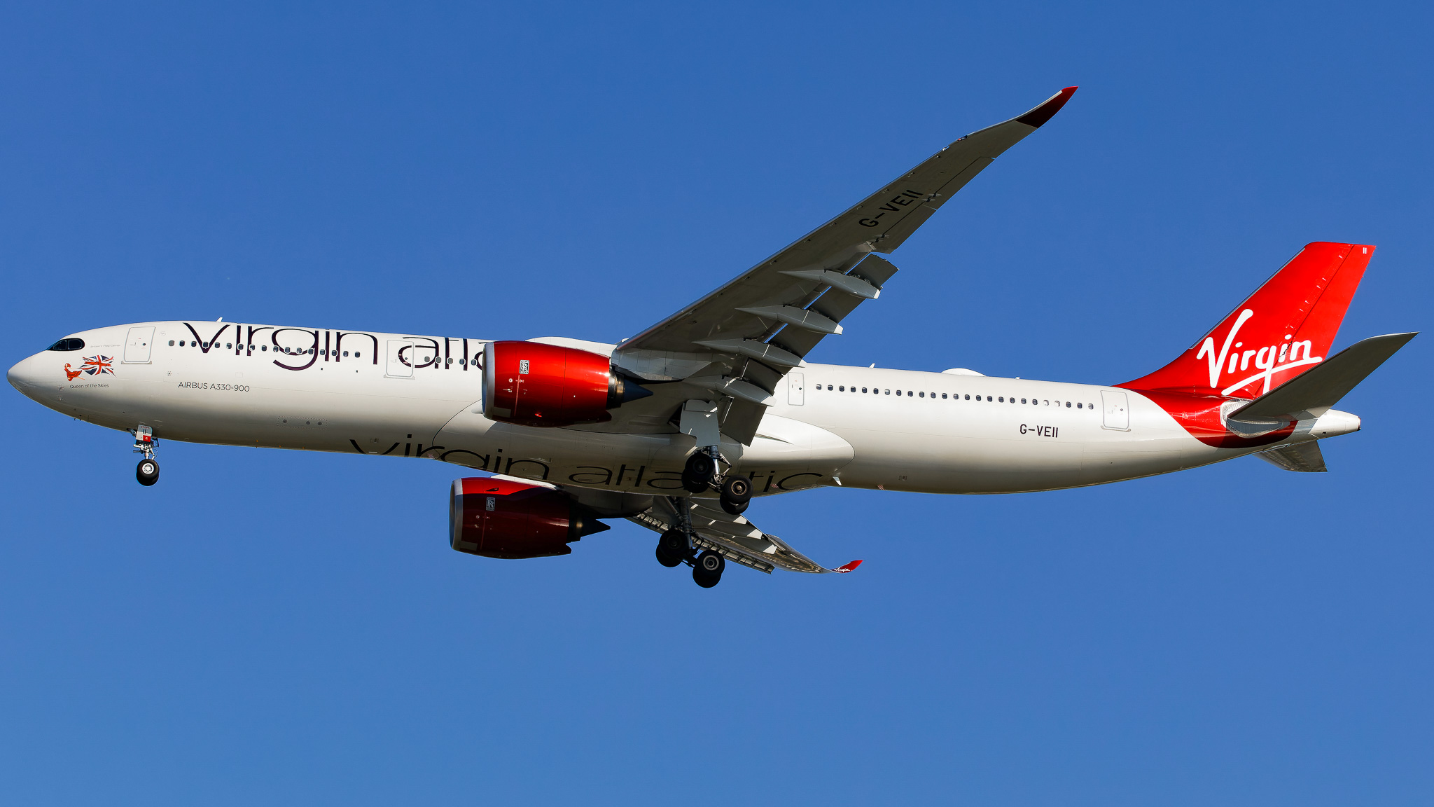 Full size: Virgin Atlantic Airbus A330-900 G-VEII at Tampa International Airport