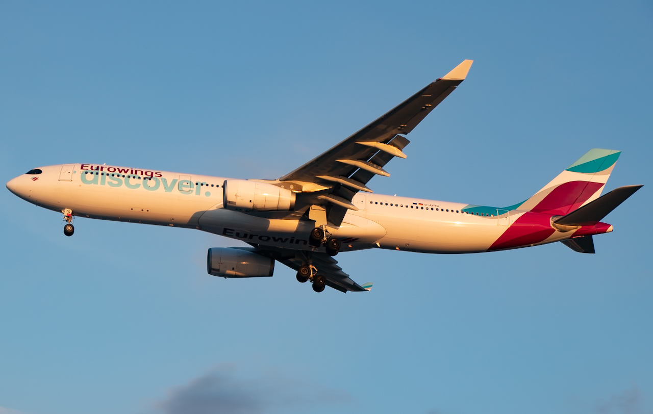 Full size: Eurowings Discover  Airbus A330-300 D-AFYQ at Tampa International Airport