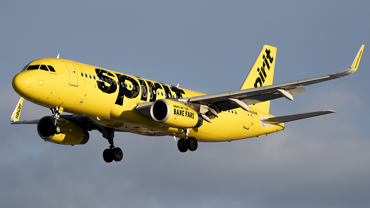 Full size: Spirit Airlines Airbus A320 N646NK at Baltimore/Washington International Thurgood Marshall Airport
