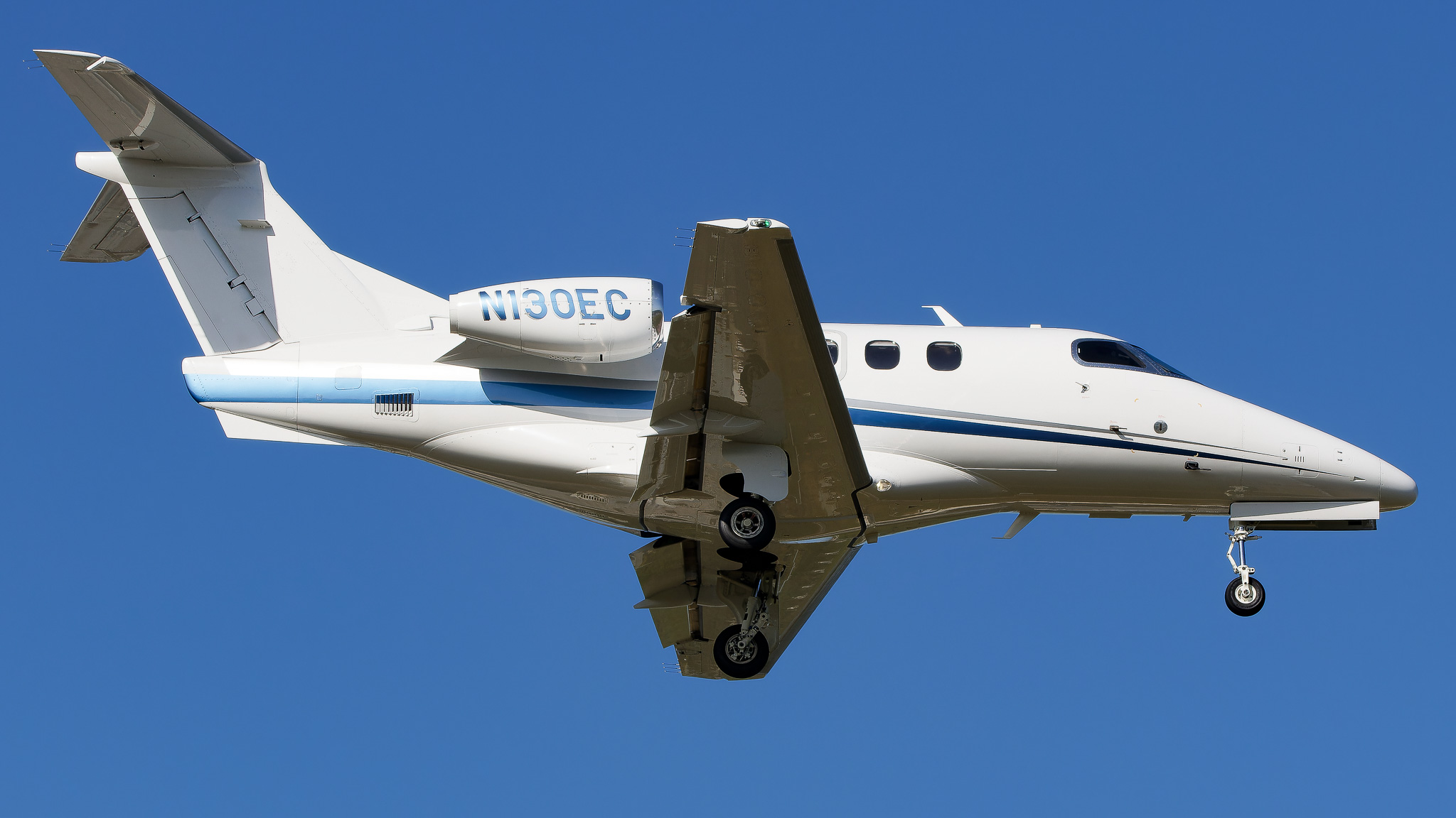 Full size: PRIVATE  Embraer 500 Phenom 100 N130EC at St. Petersburg Clearwater International Airport