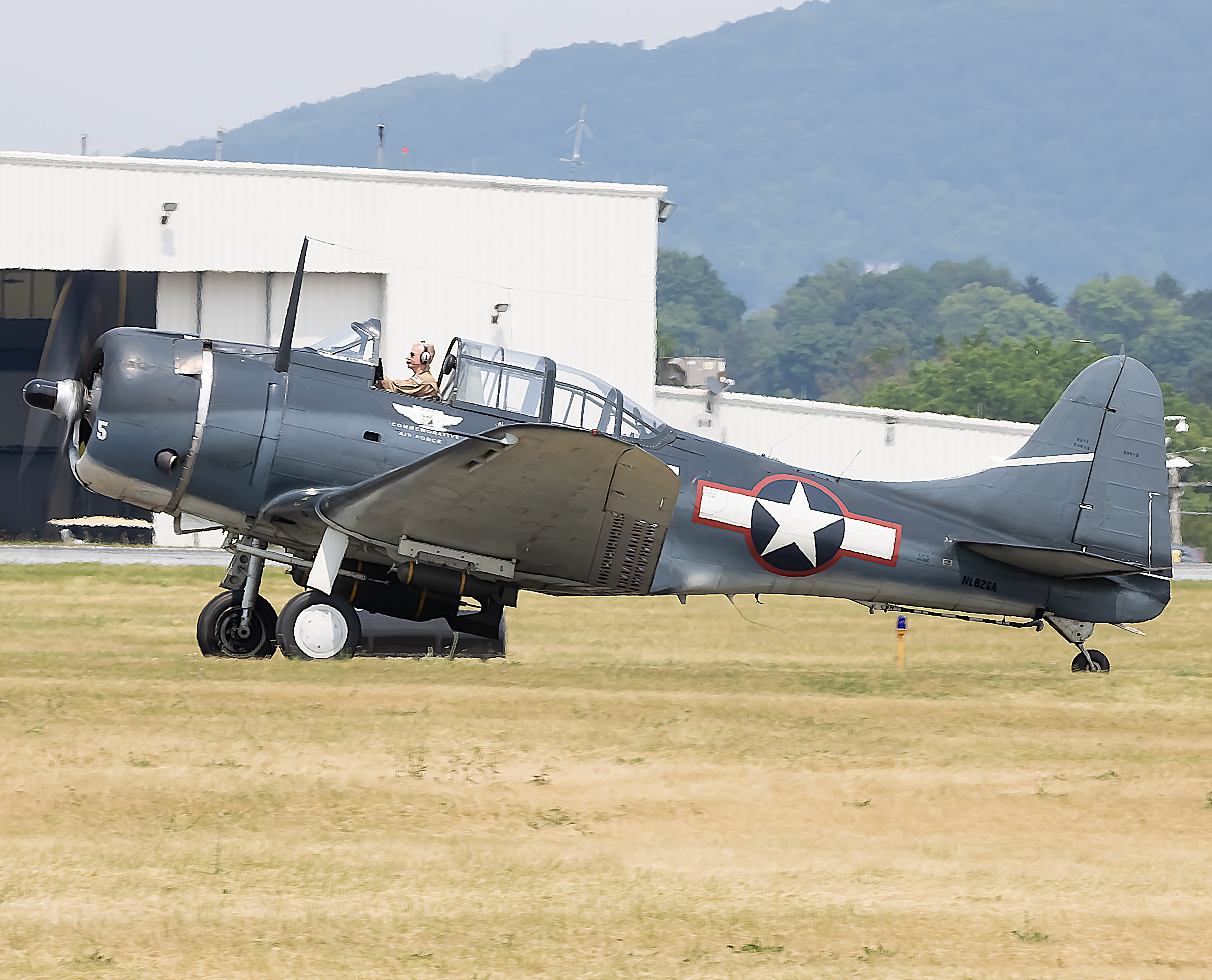 Full size: PRIVATE Douglas SBD-5 Dauntless NL82GA at Reading Regional Airport/Carl A Spaatz Field