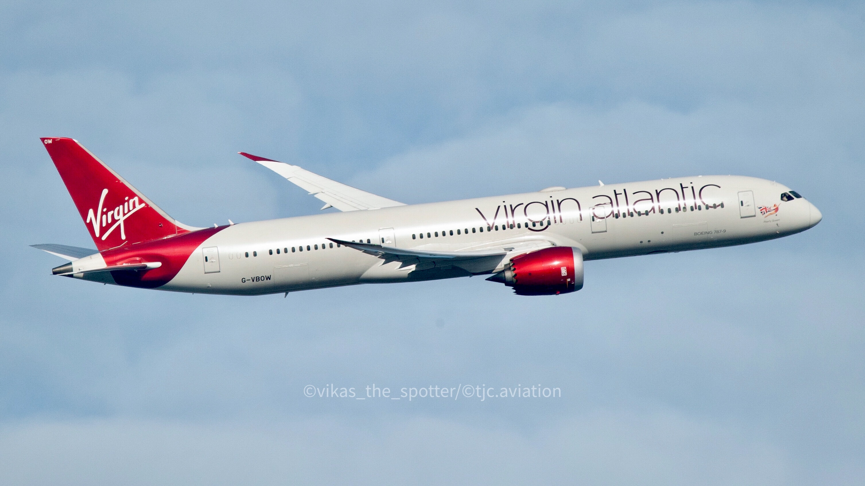 Full size: Virgin Atlantic Boeing 787-9 G-VBOW at London Heathrow International Airport