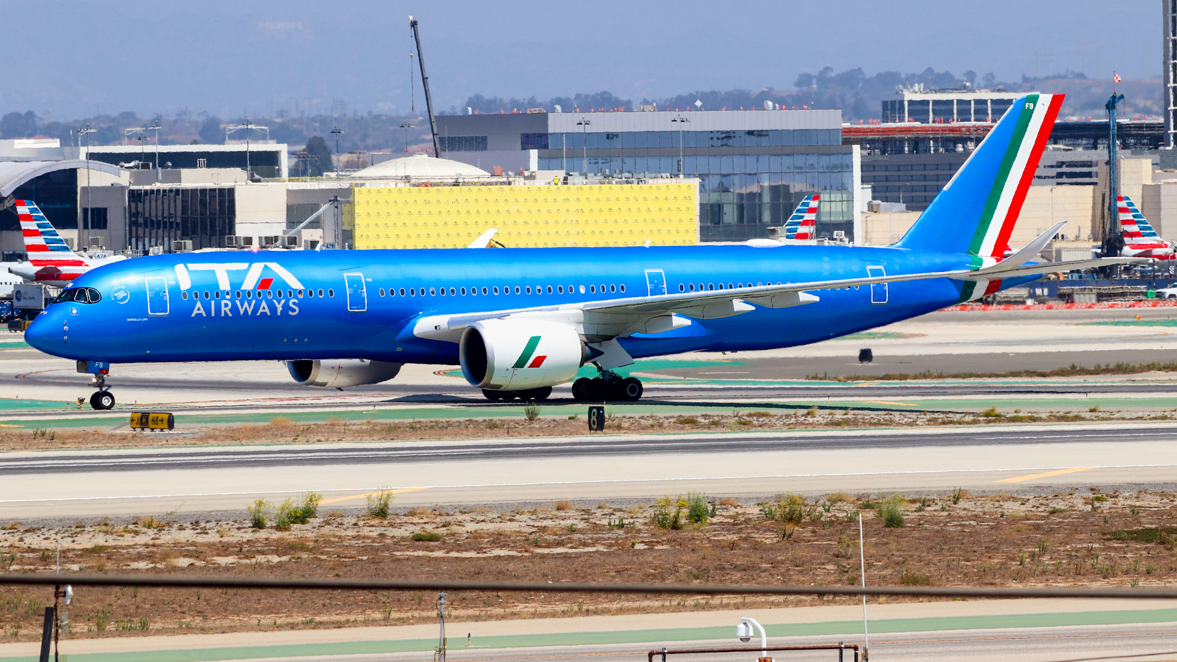 Full size: ITA Airways Airbus A350-900 EI-IFB at Los Angeles International Airport
