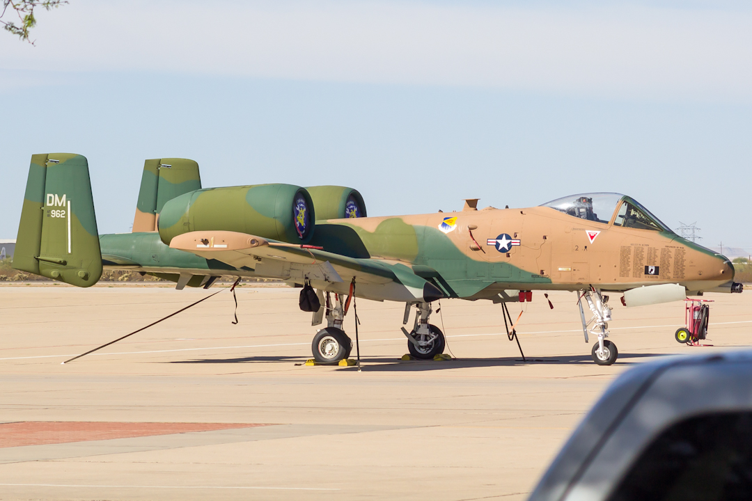 Full size: USAF - United States Air Force Fairchild A-10 Thunderbolt 81-0962  at Davis Monthan Air Force Base