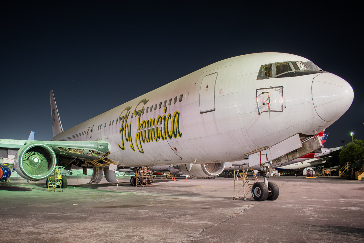 Full size: Fly Jamaica Airways Boeing 767-300ER N767WA at Mexico City International Airport