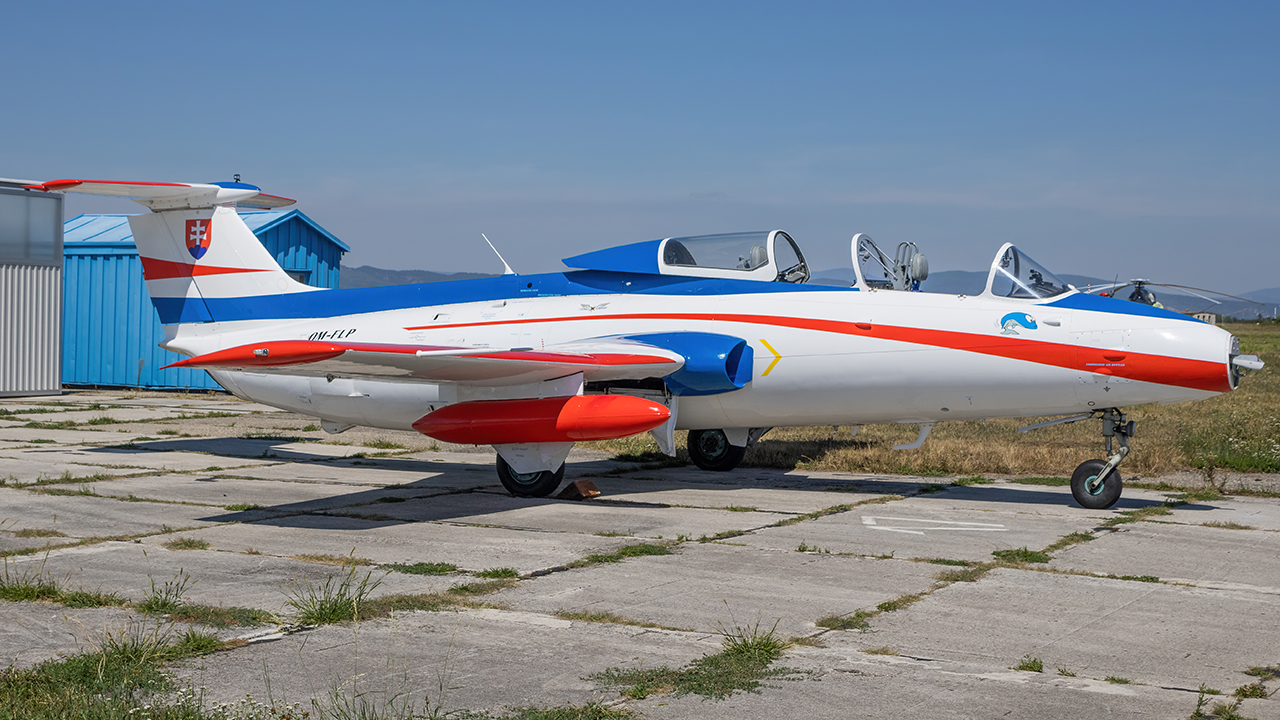 Full size: PRIVATE Aero L-29 Delfin OM-FLP at Piestany Airport