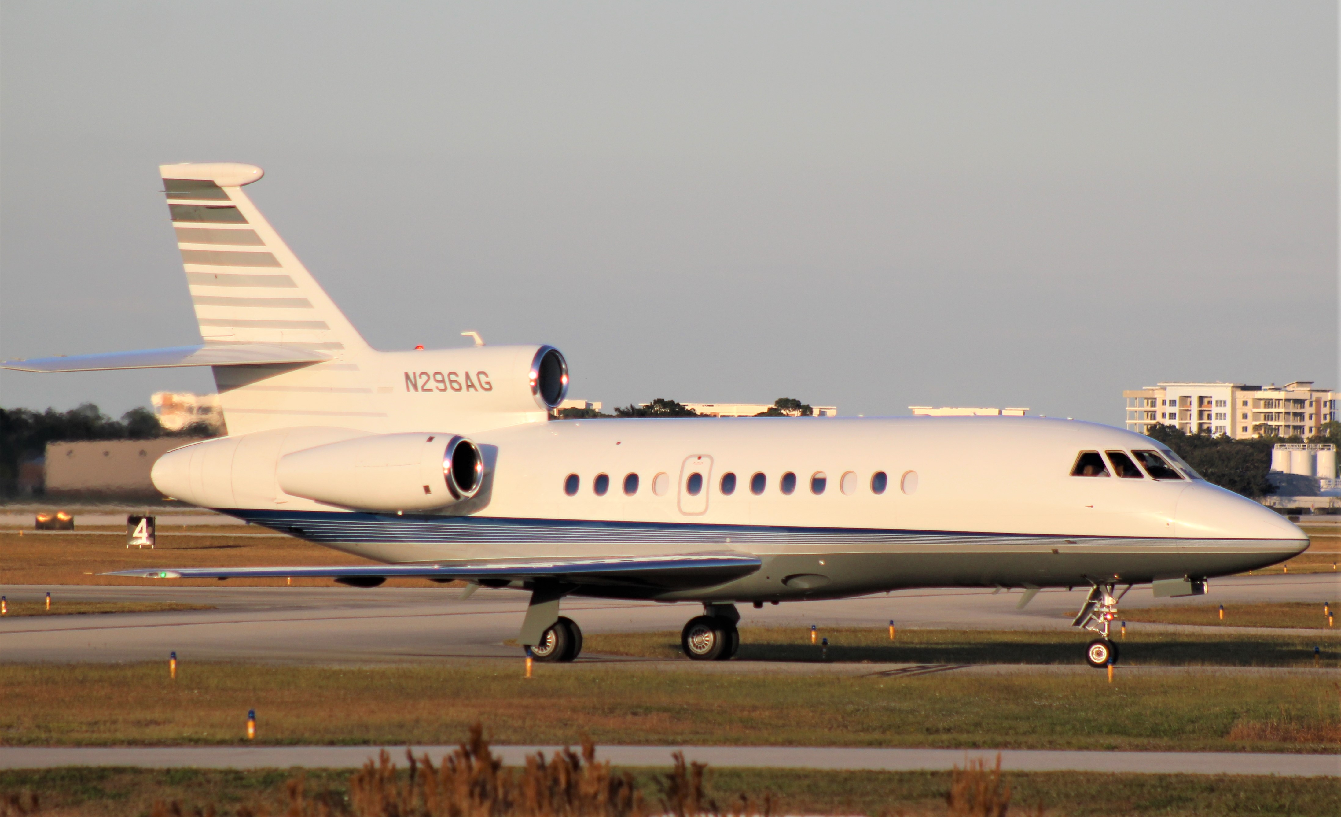 Full size: PRIVATE Dassault Falcon 900EX N296AG at Naples Municipal Airport