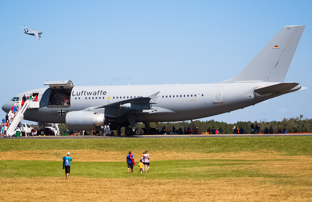 Full size: Luftwaffe  Airbus A310-300(MRTT) 10+24 at Robins Air Force Base