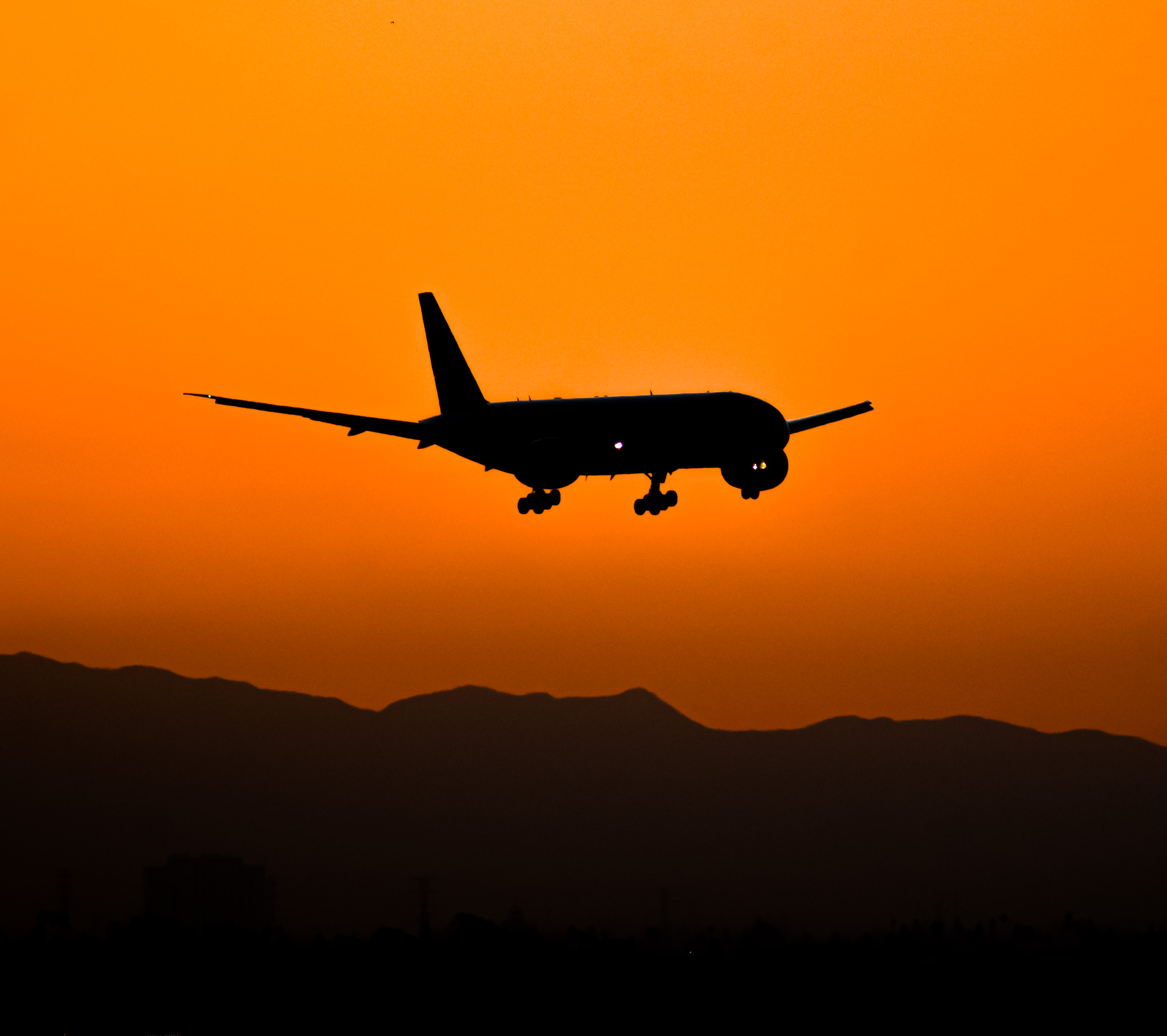 Full size: Qatar Air Cargo Boeing 777-F A7-BFQ at Los Angeles International Airport