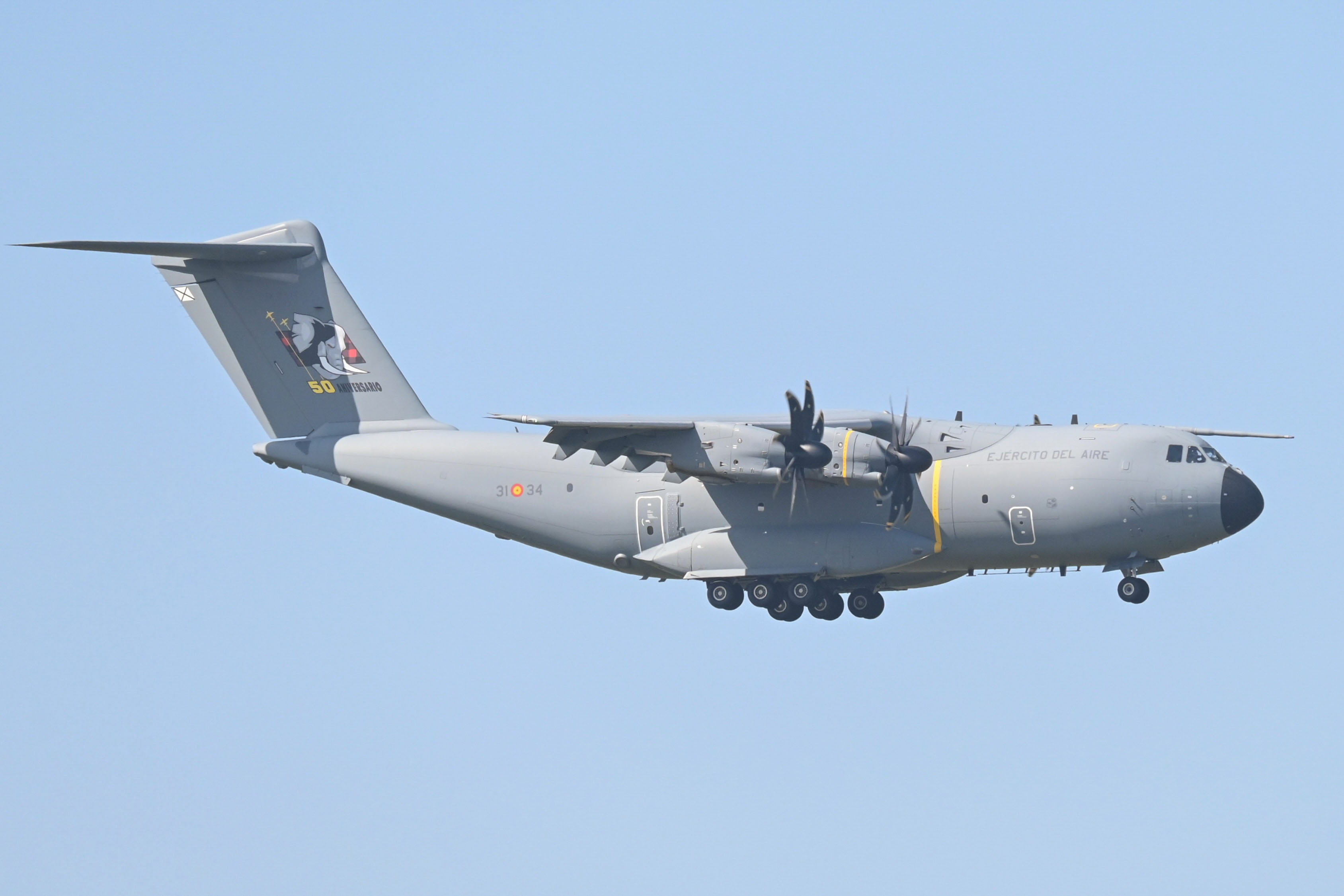 Full size:  Spain - Air Force  Airbus A400M TK.23-14 at McGuire Field (Joint Base Mc Guire Dix Lakehurst) Airport