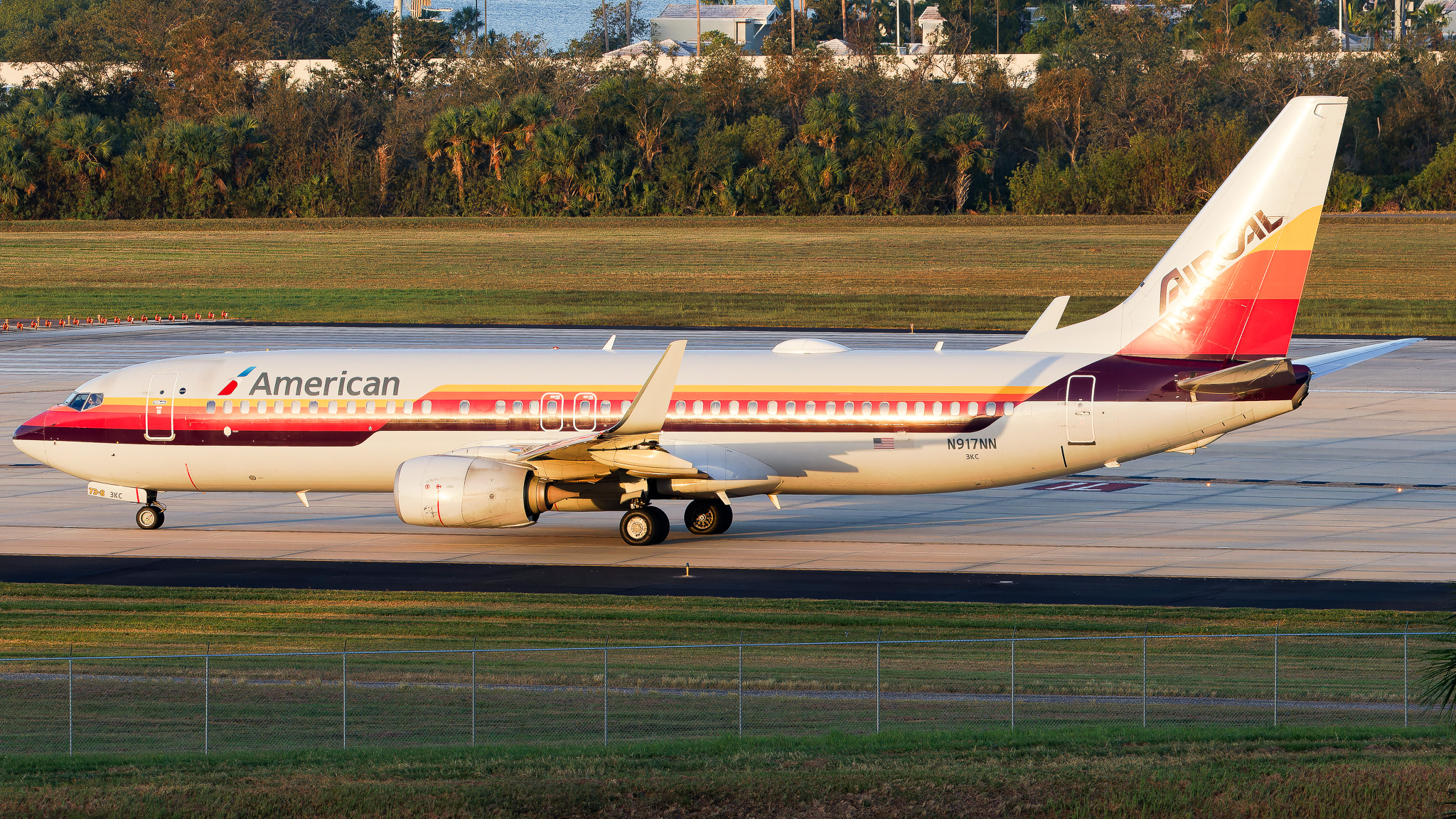 Full size: American Airlines Boeing 737-800 N917NN at Tampa International Airport