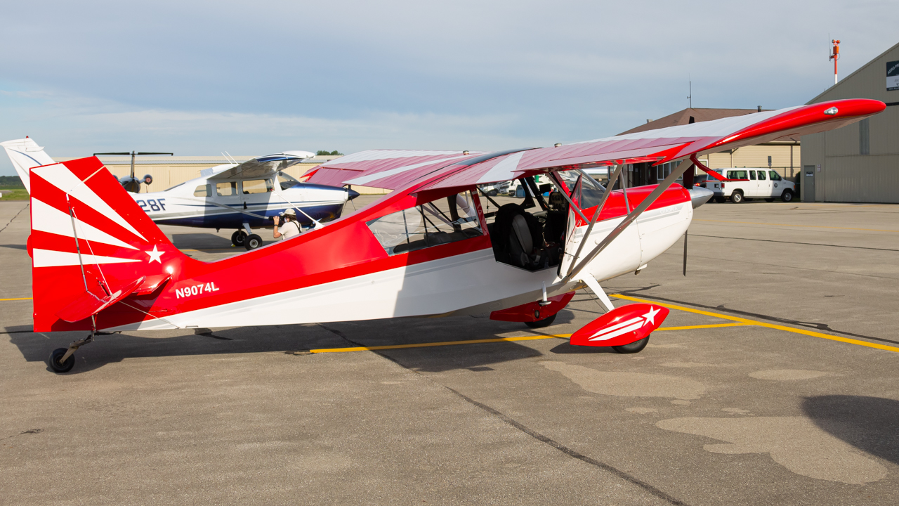 Full size: PRIVATE Chapion 7 ECA N9074L at Delaware Municipal Airport