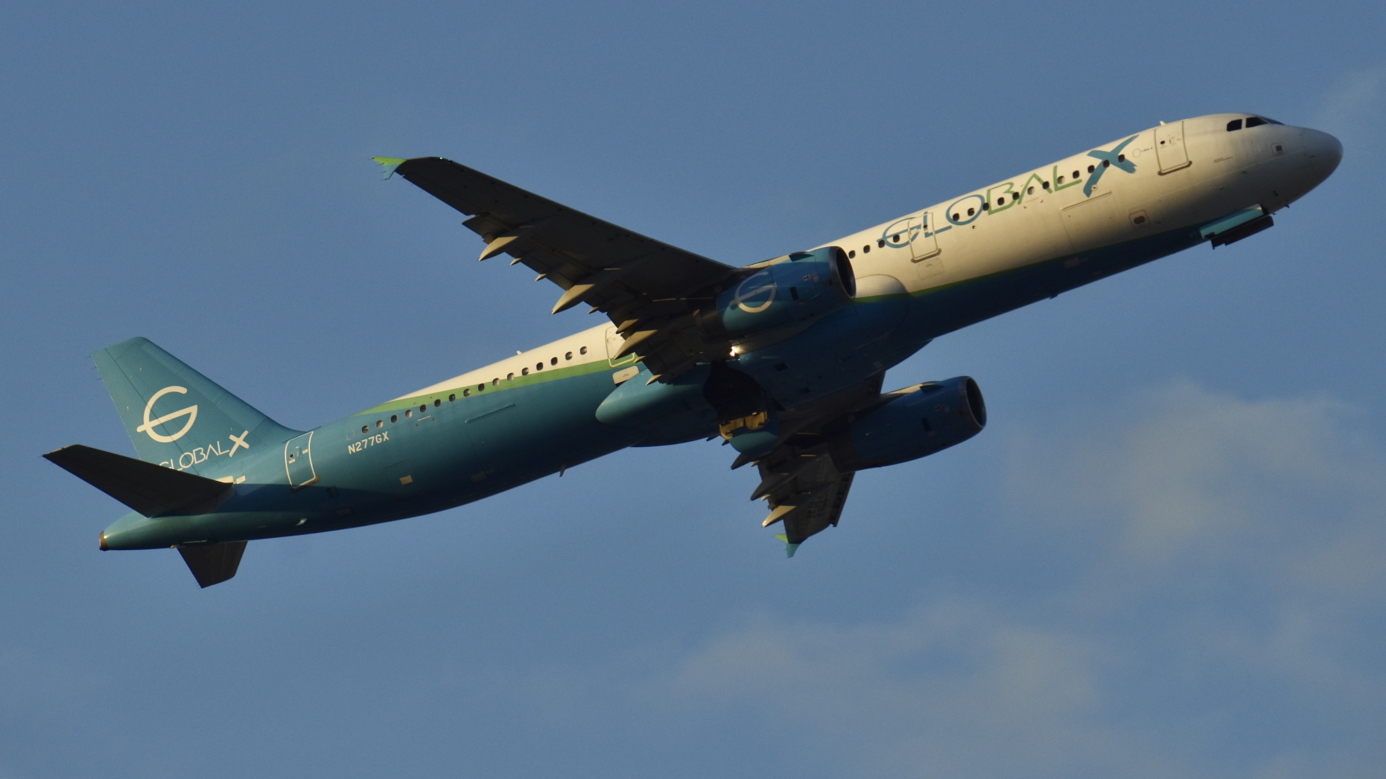 Full size: Global X Airbus A321-200 N277GX at Fort Lauderdale/Hollywood International Airport