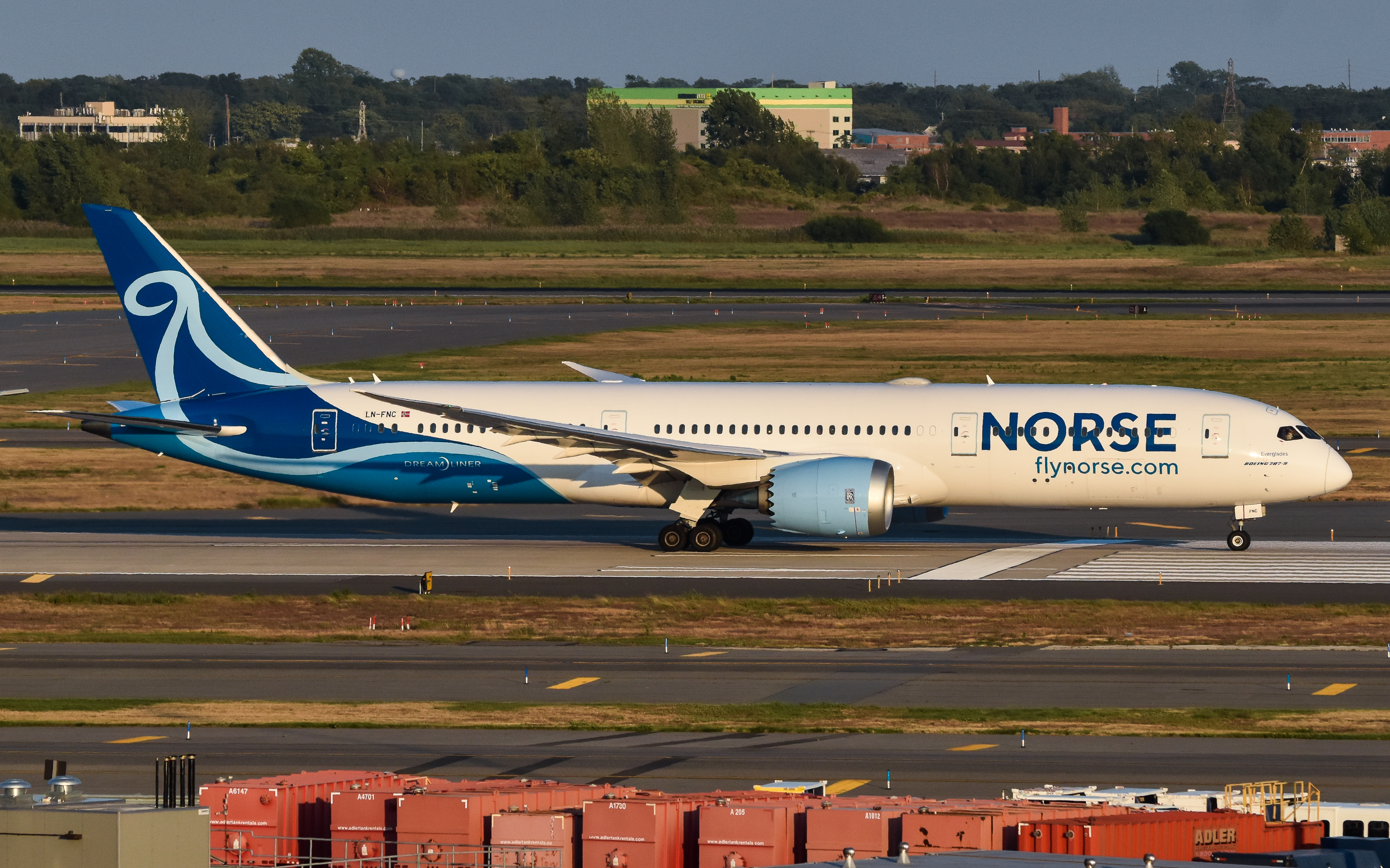 Full size: Norse Airways Boeing 787-9 LN-FNC at John F. Kennedy International Airport