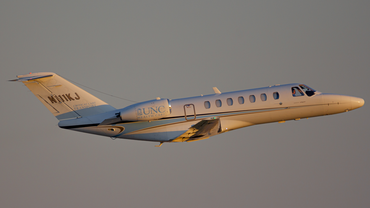 Full size: PRIVATE Cessna Citation CJ3 N111KJ at John Glenn Columbus International Airport