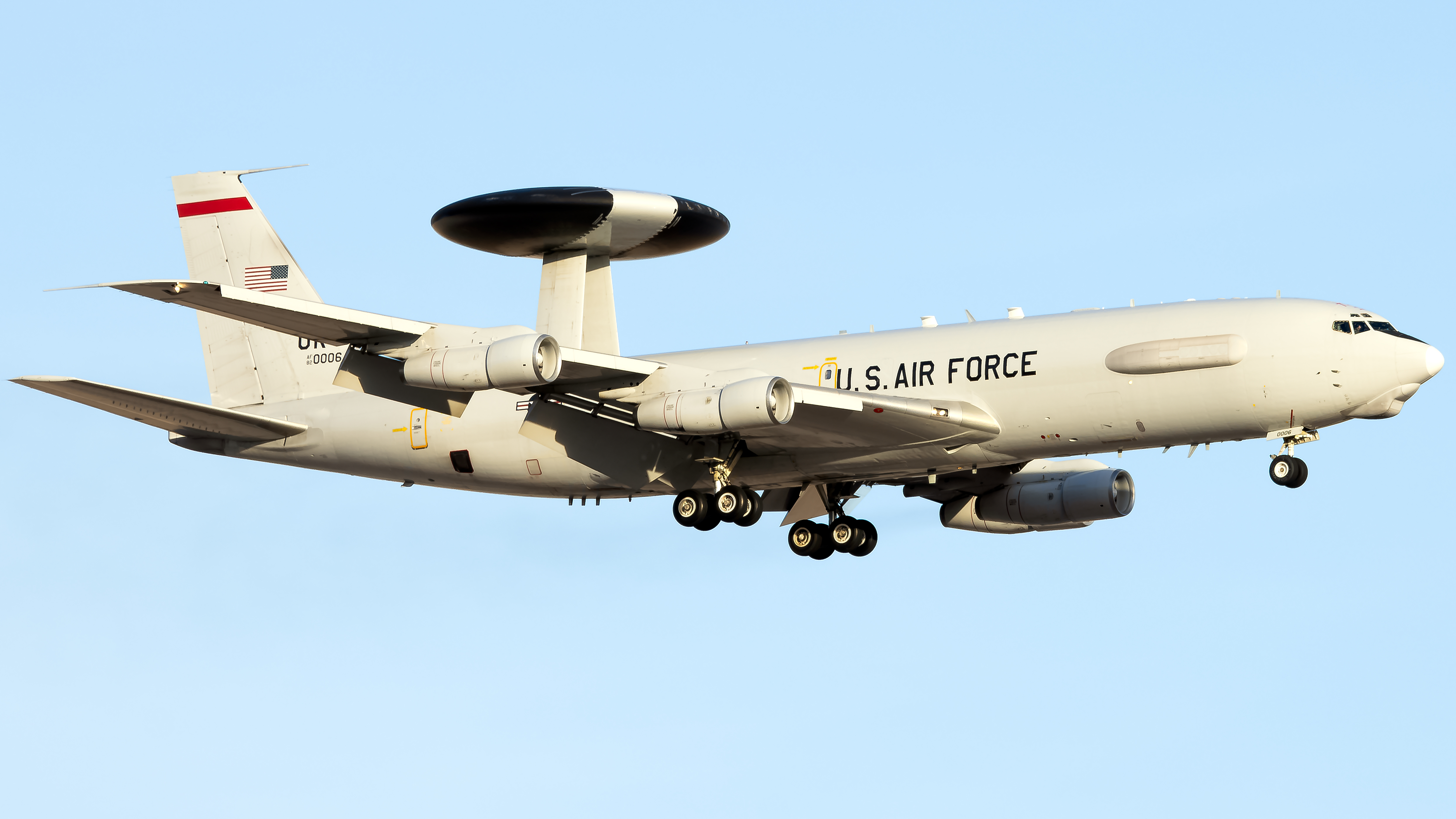 Full size: USAF - United States Air Force Boeing E-3 Sentry 82-0006 at Nellis Air Force Base