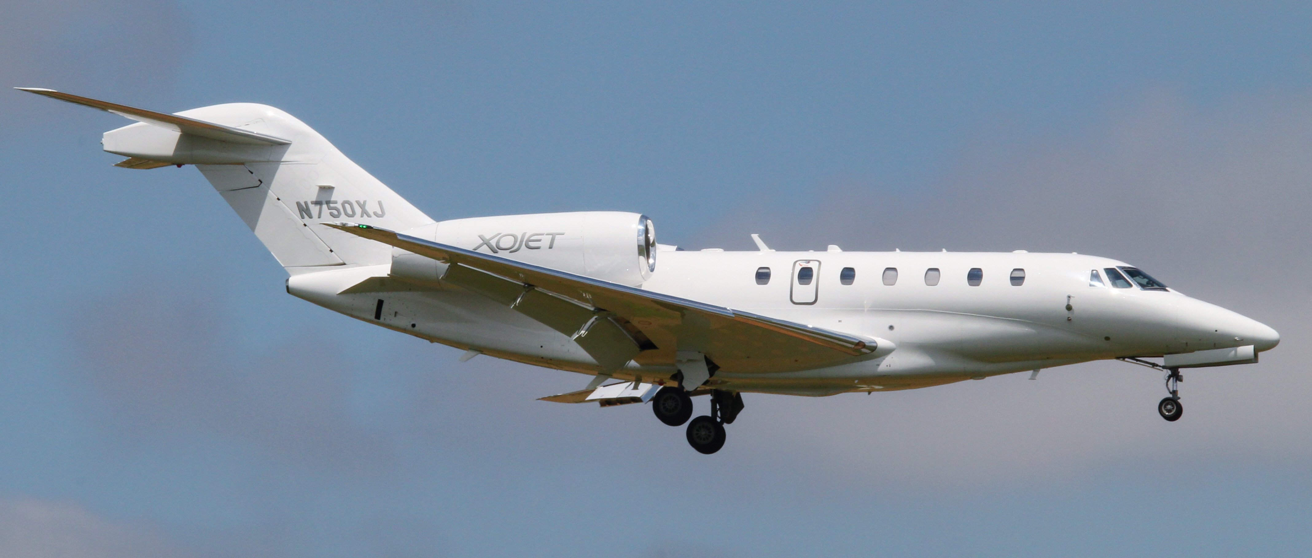 Full size: XoJet Cessna Citation 750 â€œXâ€ N750XJ at Lancaster Airport