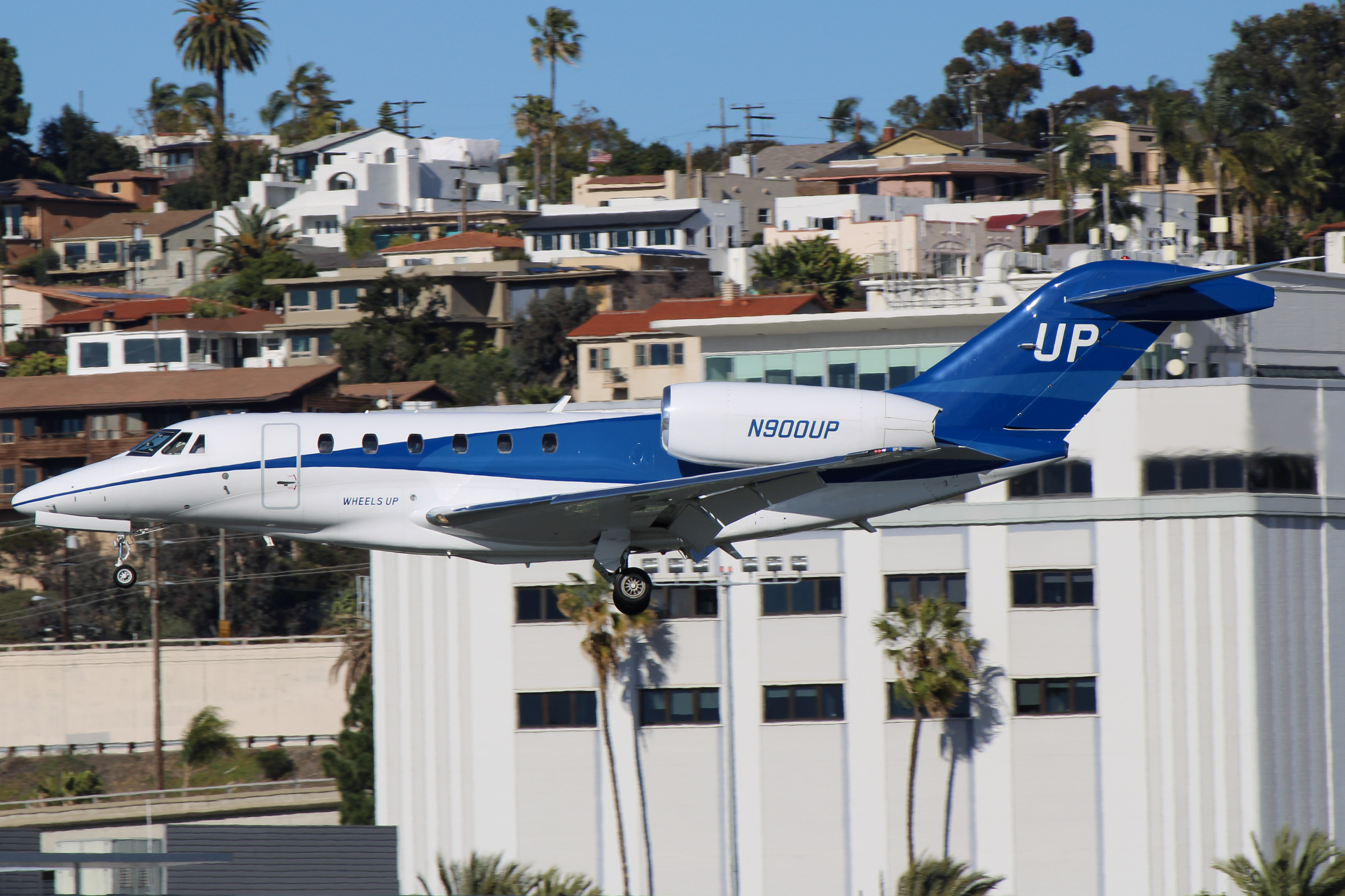 Full size: Wheels Up Cessna Citation 750 X N900UP at San Diego International Airport
