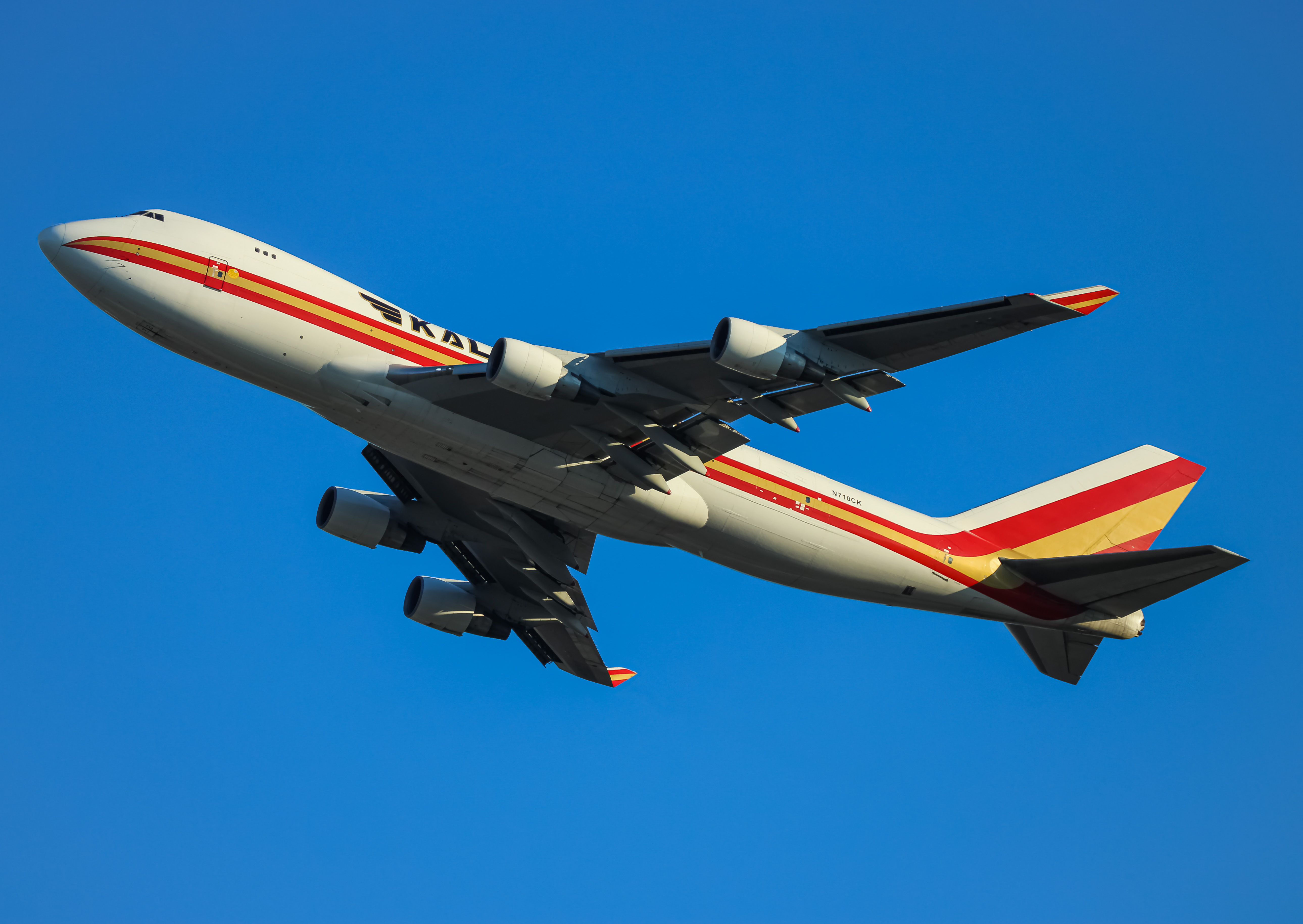 Full size: Kalitta Air Boeing 747-400F N710CK at Baltimore/Washington International Thurgood Marshall Airport