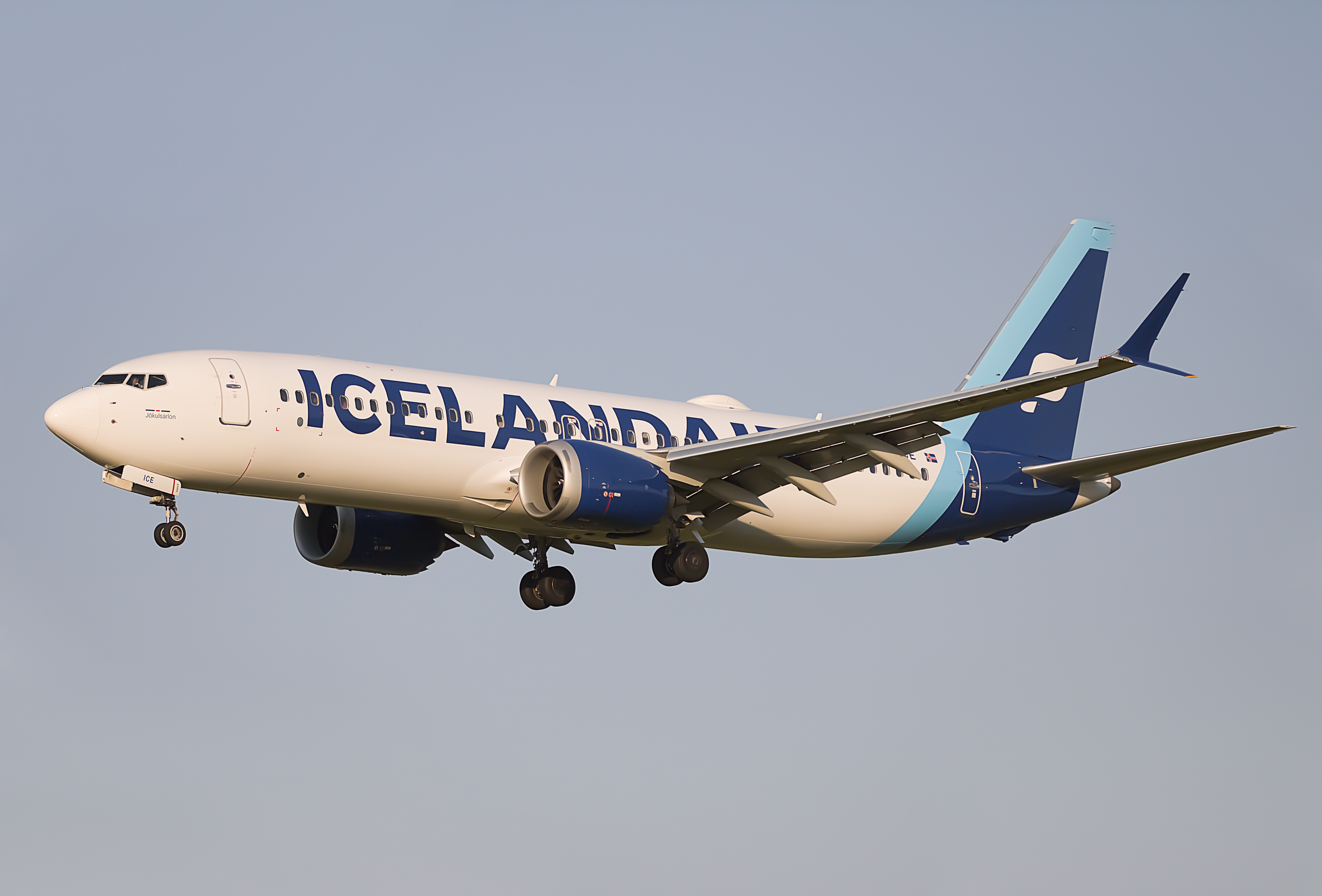 Full size: Icelandair Boeing 737 MAX 8 TF-ICE at Baltimore/Washington International Thurgood Marshall Airport