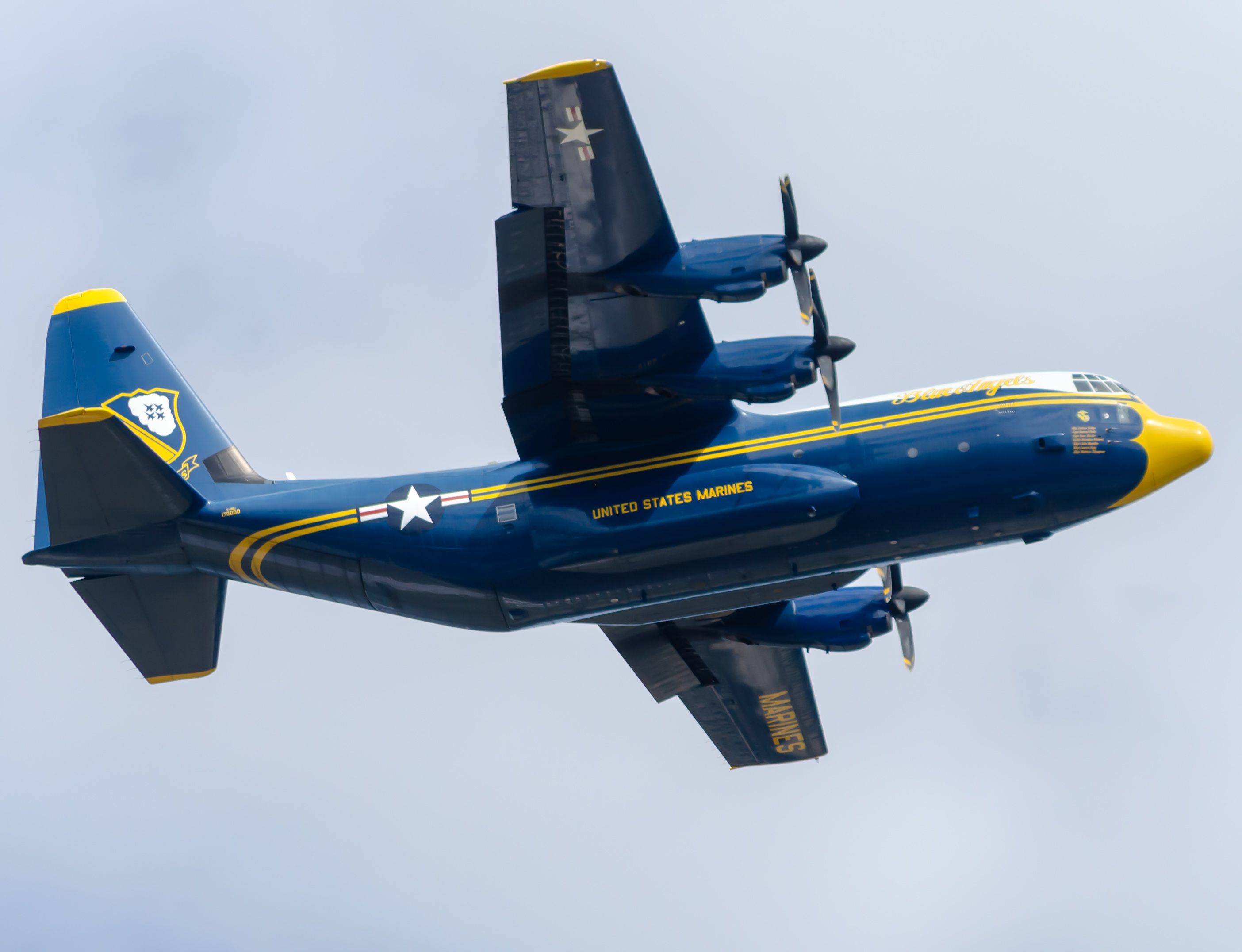 Full size: US Marine Corps Lockheed C-130J Hercules 170000 at NAS Pensacola