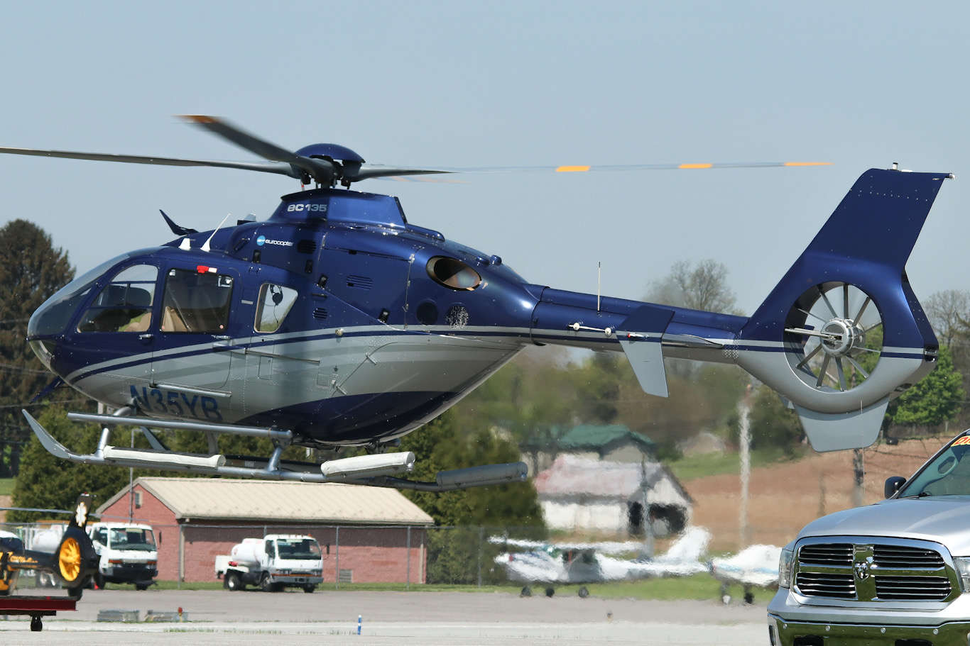 Full size: York Building Products Inc Eurocopter EC135 N35YB at York Airport
