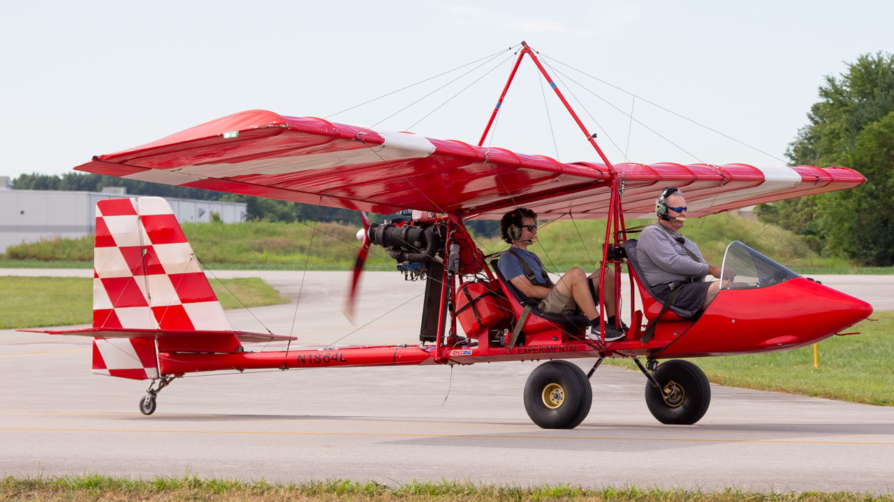 Full size: PRIVATE Drifter MU582 N1864L at Delaware Municipal Airport