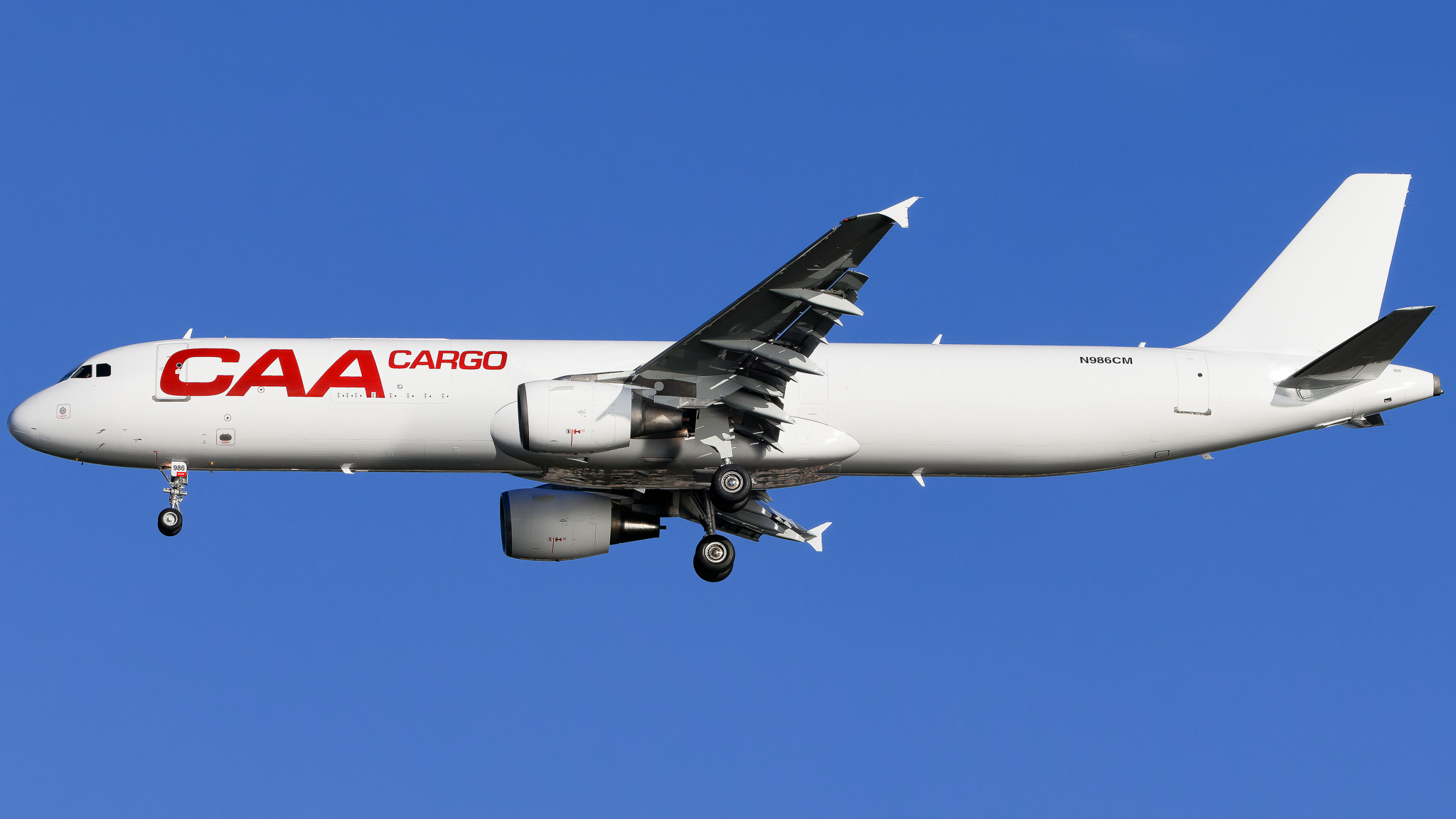 Full size: CAA Cargo Airbus A321F N986CM at Tampa International Airport