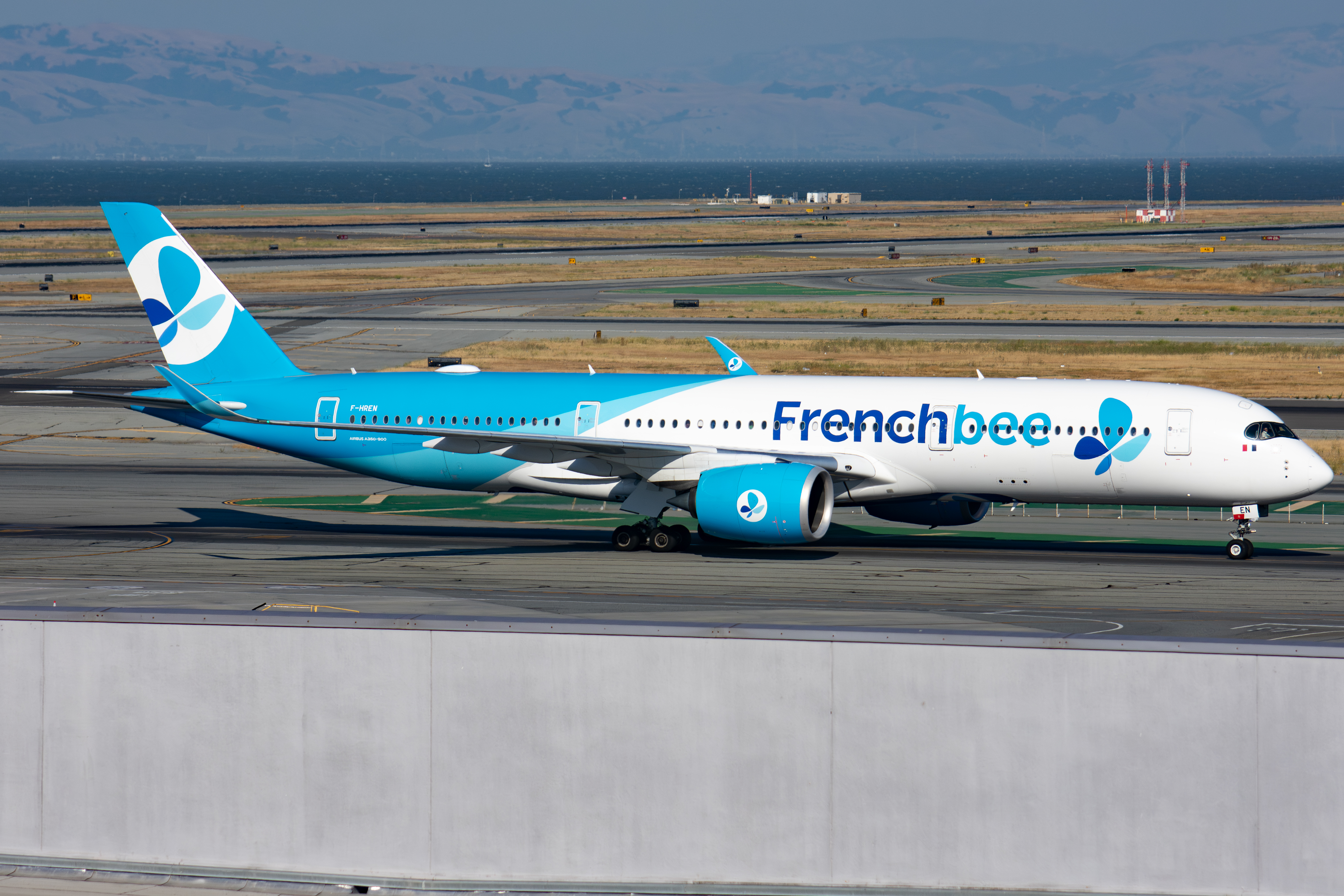 Full size: FrenchBee Airbus A350-900 F-HREN at San Francisco International Airport
