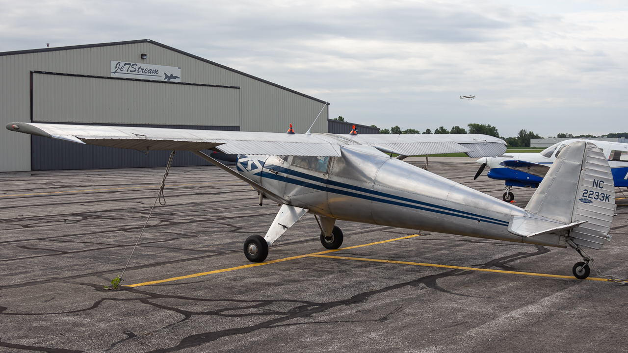 Full size: PRIVATE Luscombe 8A NC2233K at Delaware Municipal Airport