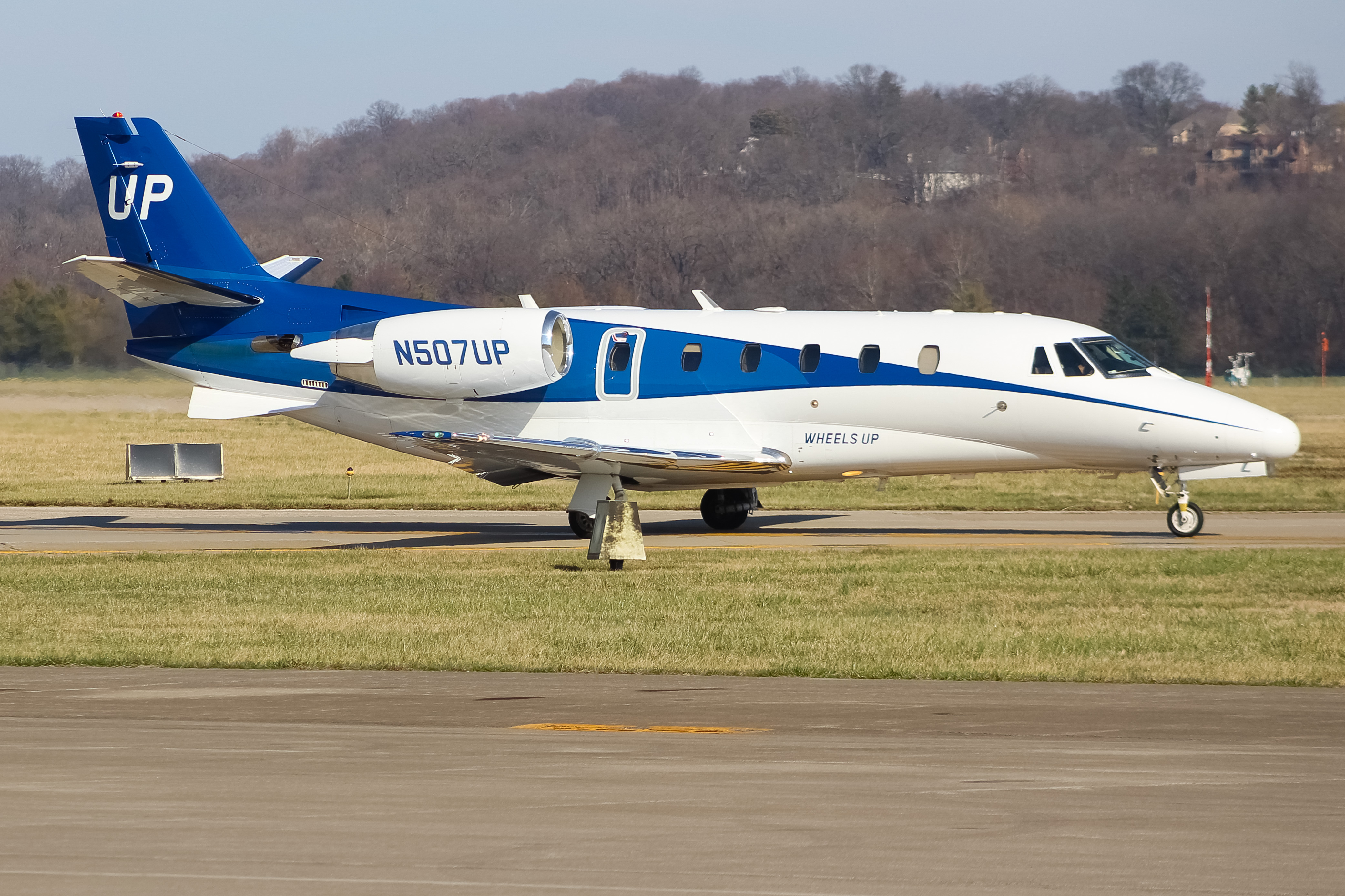 Full size: Wheels Up Cessna Citation 560XL Excel N507UP at Cincinnati Municipal Airport/Lunken Field