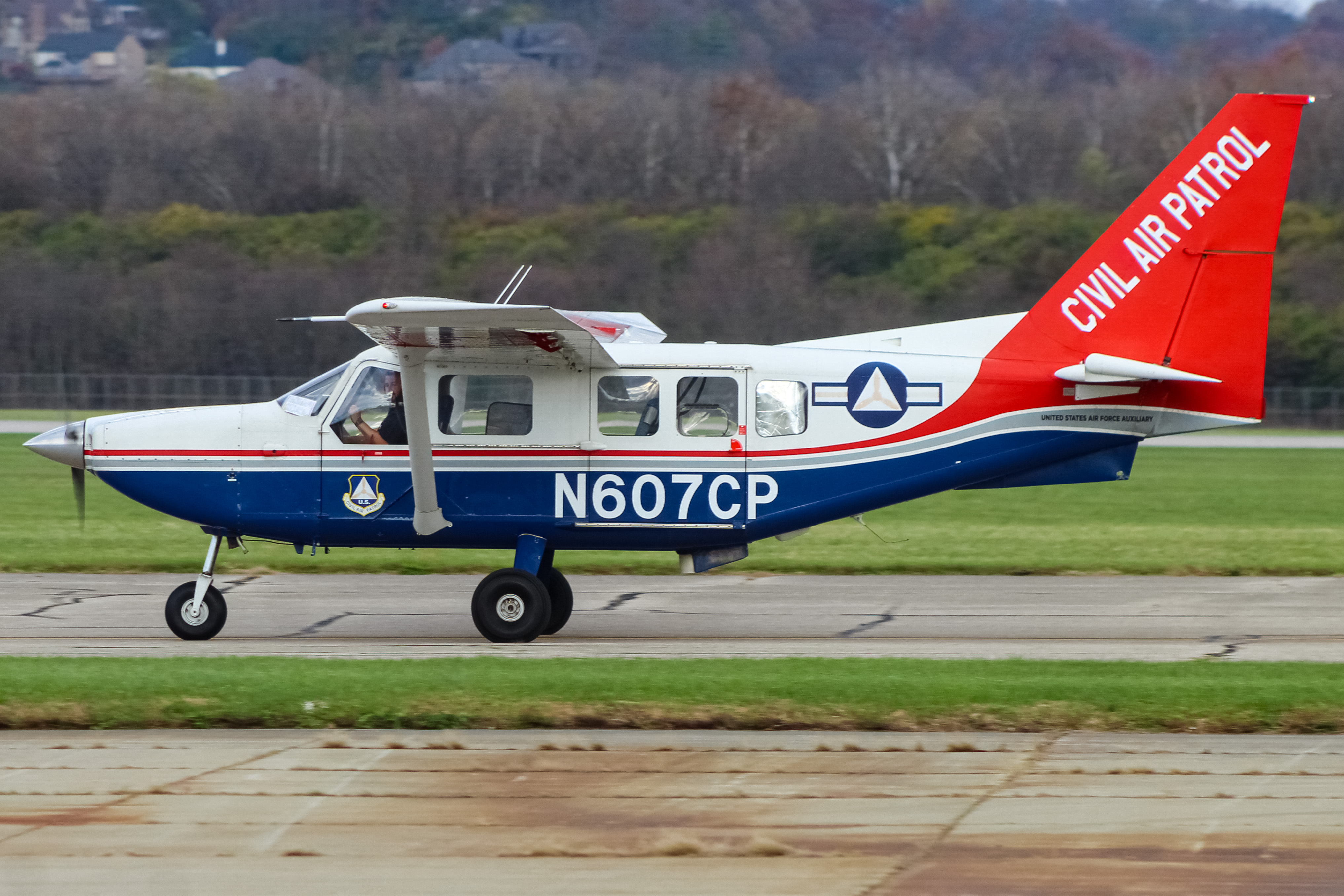 Full size: Civil Air Patrol Gippsland GA-8 N607CP at Cincinnati Municipal Airport/Lunken Field