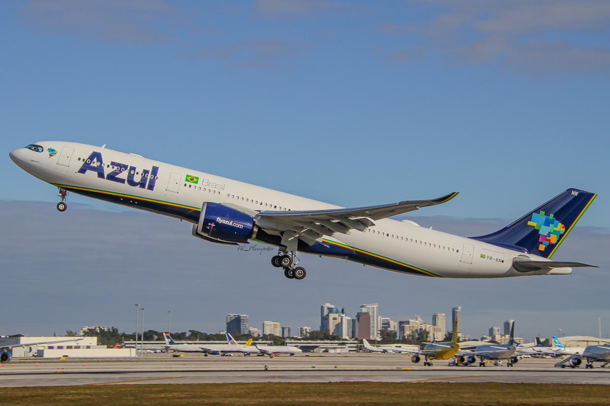 Full size: Azul Airbus A330-900 PR-ANW at Fort Lauderdale/Hollywood International Airport