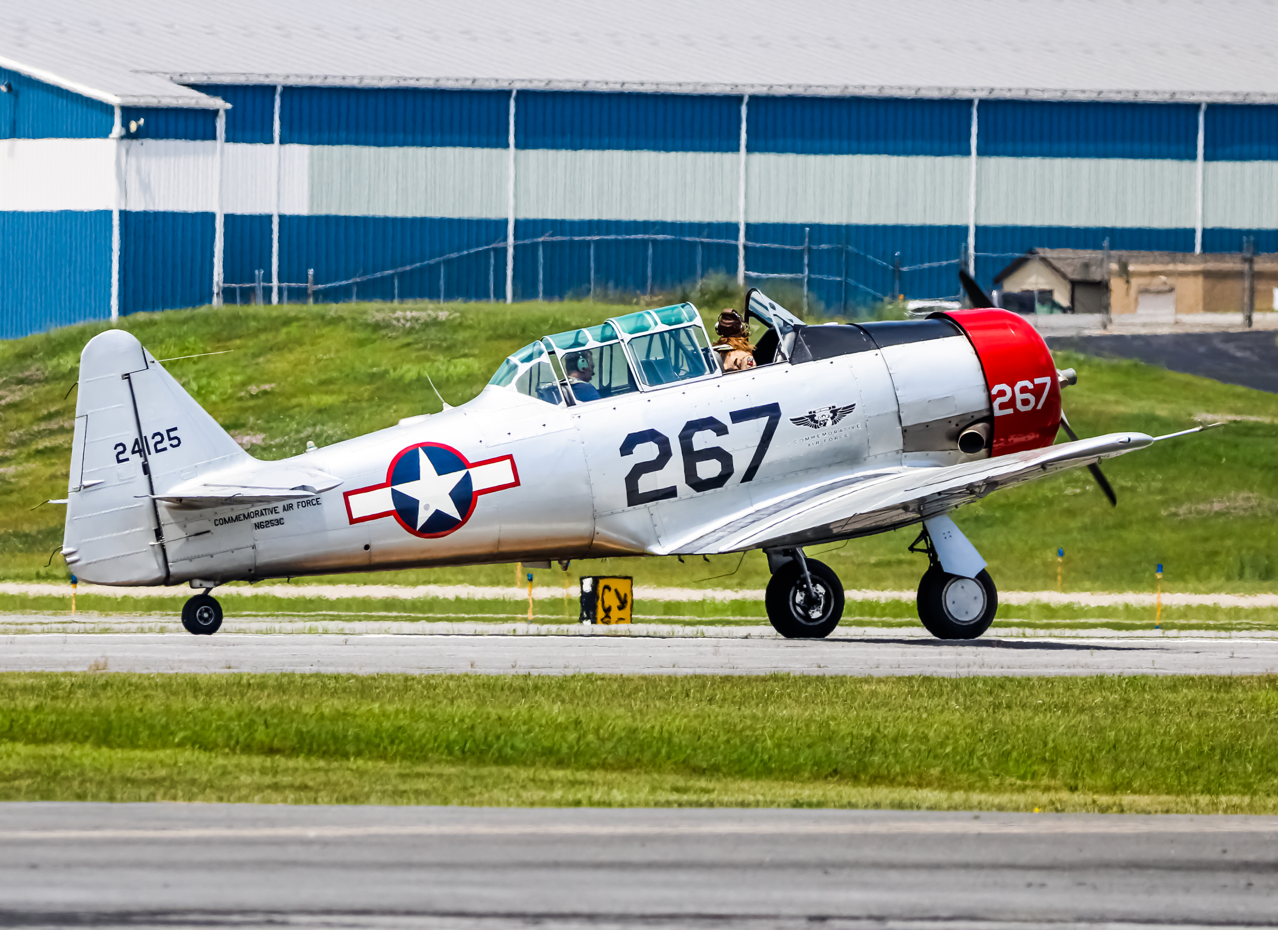 Full size: PRIVATE North American T-6 Texan N6253C at Hagerstown Regional Airport-Richard A Henson Field