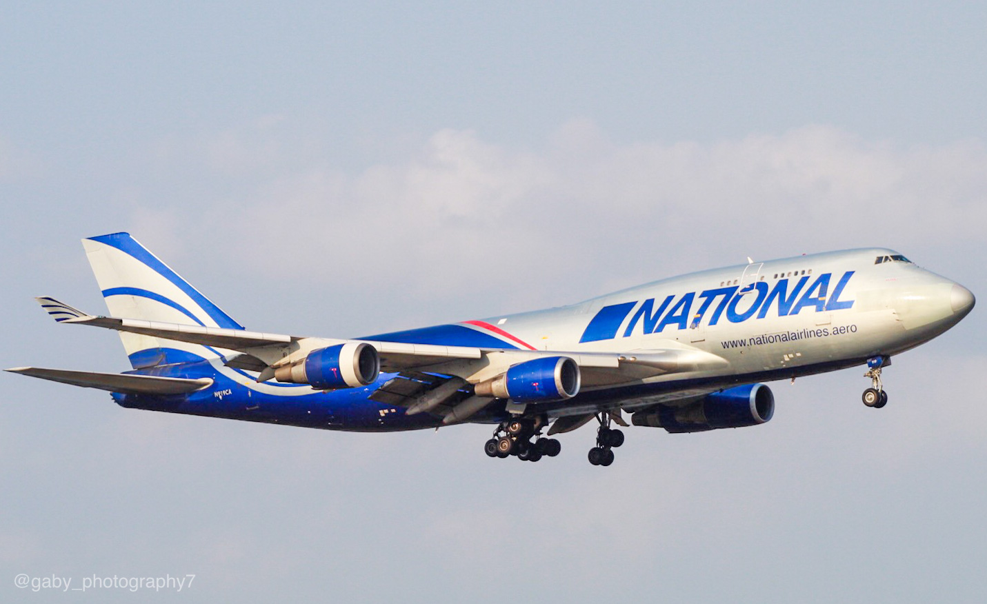 Full size: National Airlines Boeing 747-400F N919CA at Orlando International Airport