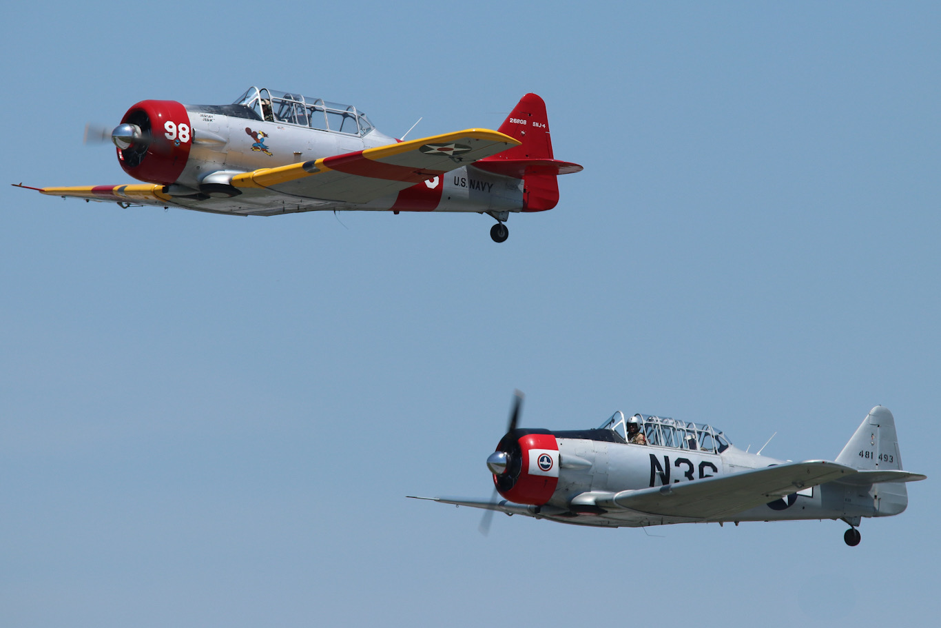 Full size: PRIVATE North American SNJ-4 Texan  N26808 at Reading Regional Airport/Carl A Spaatz Field