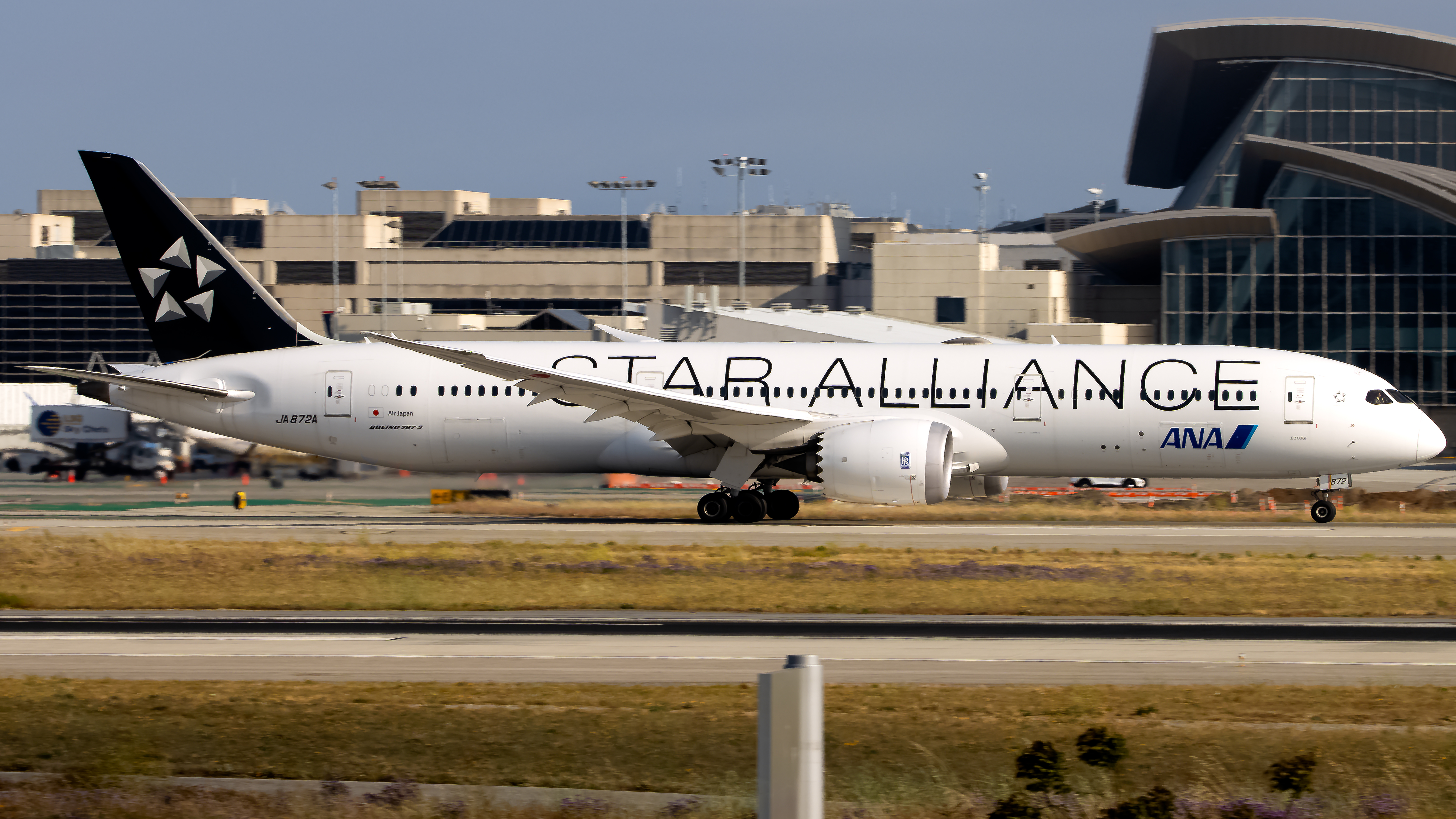 Full size: All Nippon Airways Boeing 787-9 JA872A at Los Angeles International Airport