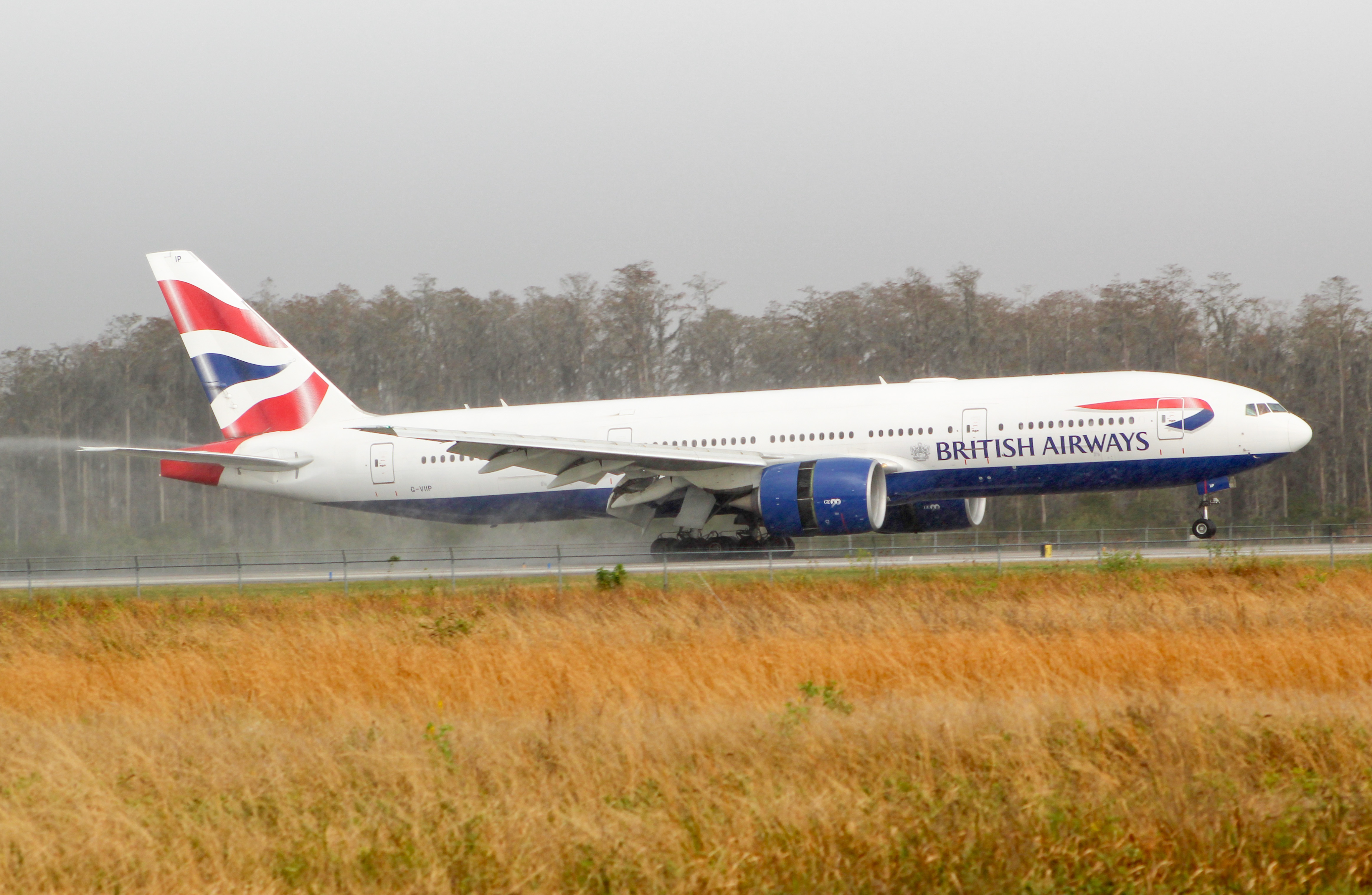 Full size: British Airways Boeing 777-200 G-VIIP at Orlando International Airport