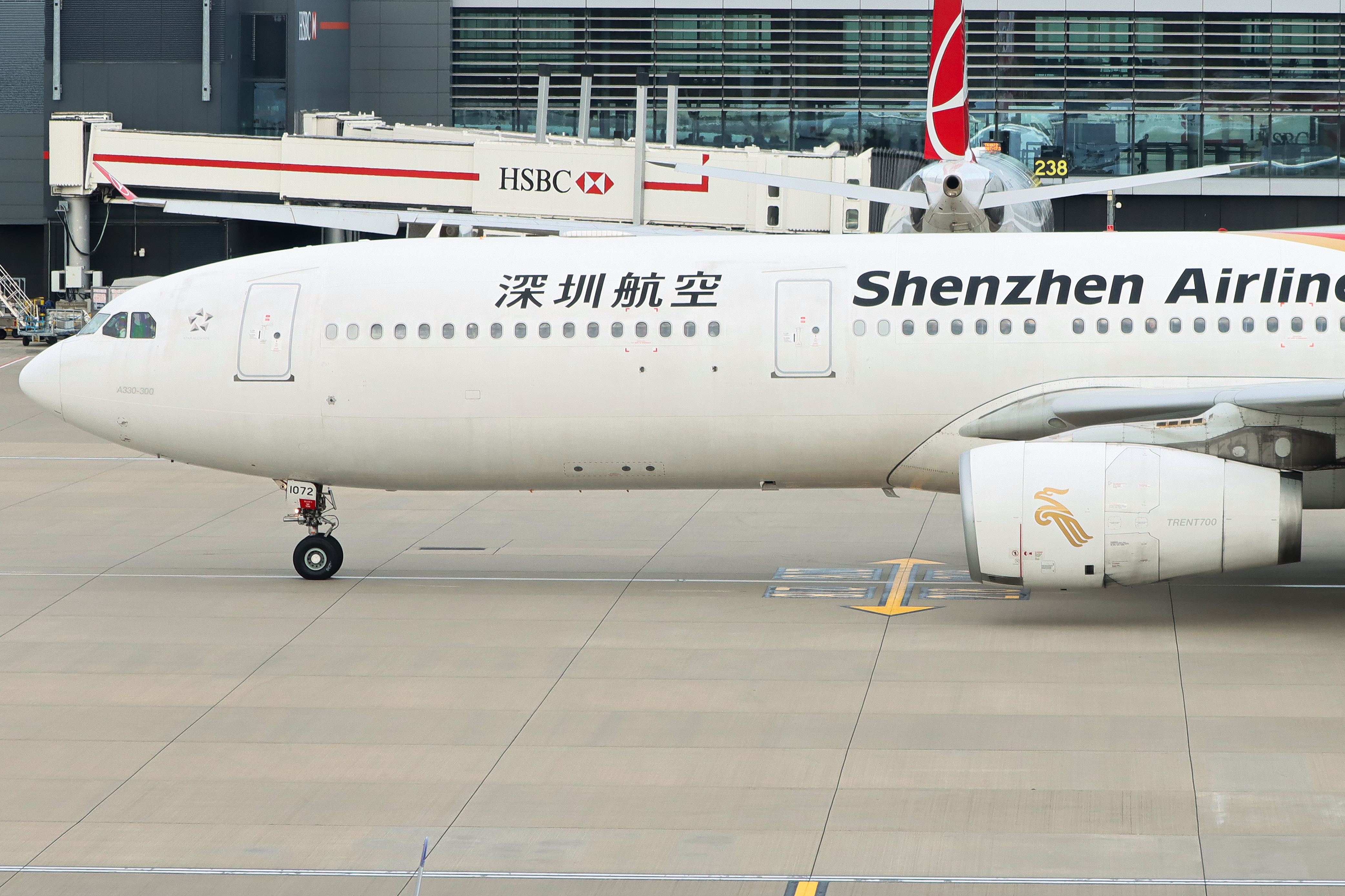 Full size: Shenzen Airlines Airbus A330-300 B-1072 at London Heathrow International Airport