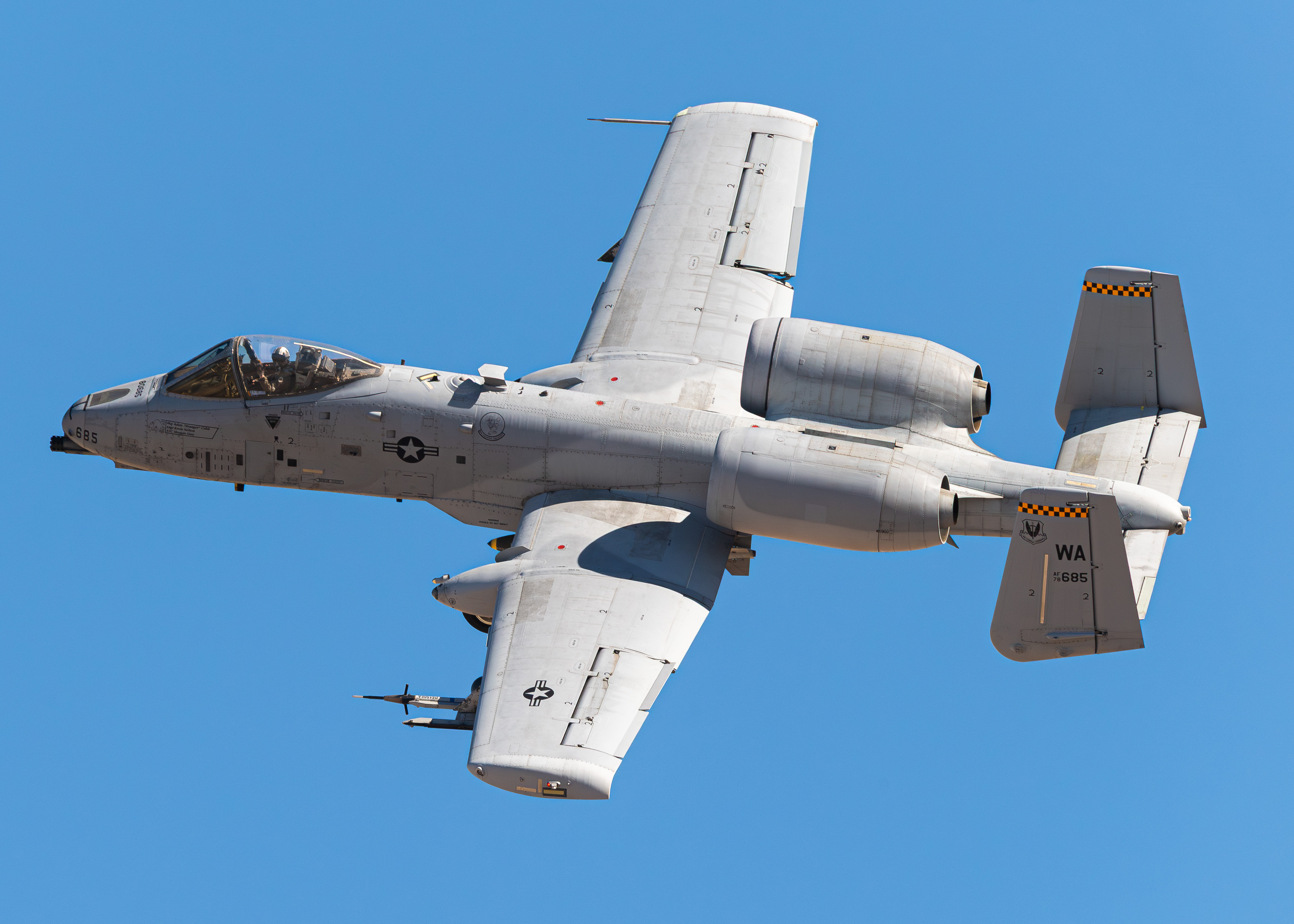 Full size: USAF - United States Air Force Fairchild A-10 Thunderbolt 78-0865 at Nellis Air Force Base